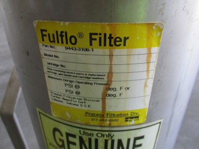  Cartridge And Candle Filter 0.26 m² (2.8 ft²) Stainless Steel 316 For Sale - IPP# 235952