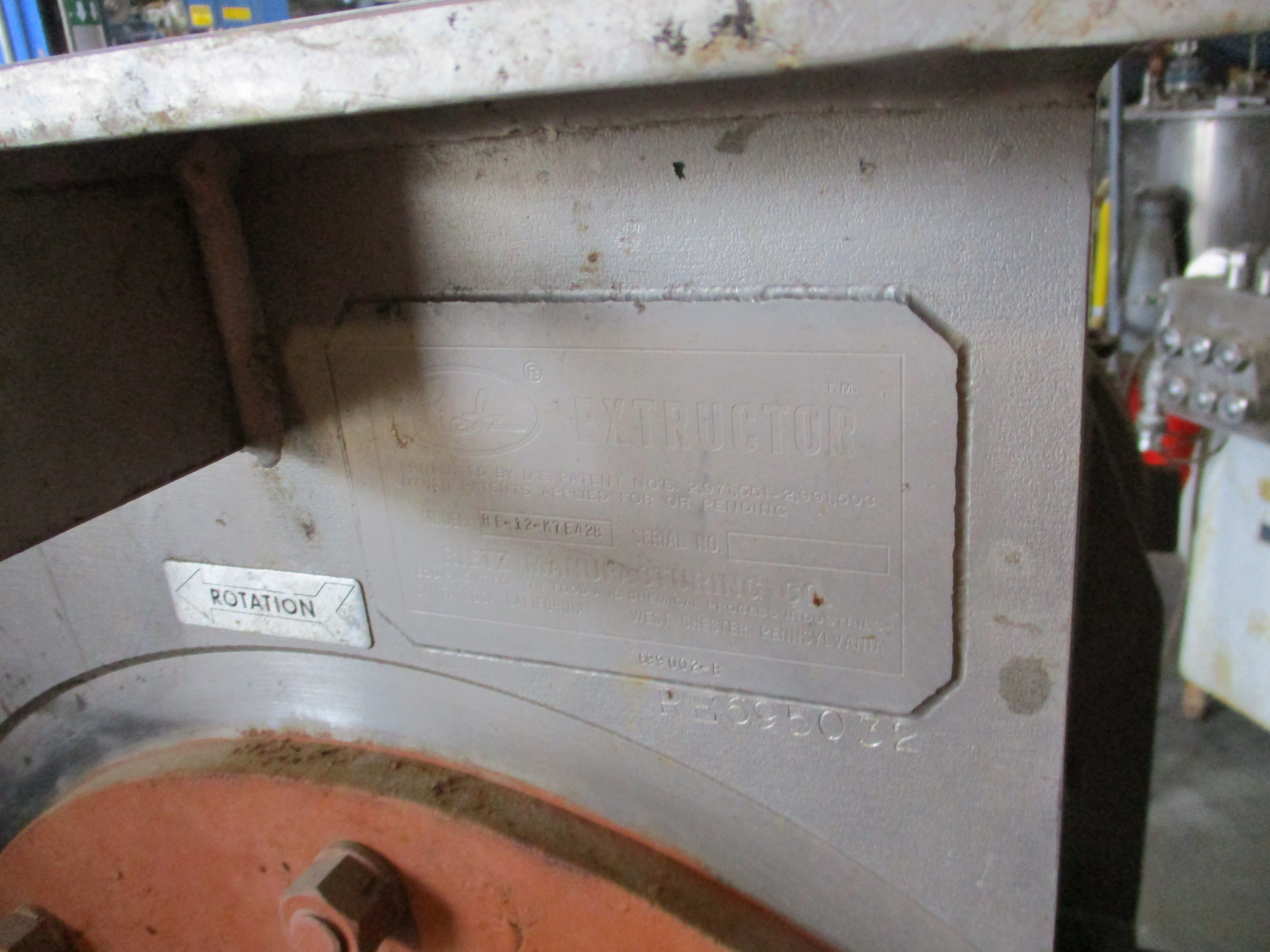  Granulator/Disintegrator Pulverizer 7.5 kW (10 HP) Stainless Steel 316 For Sale - IPP# 235984