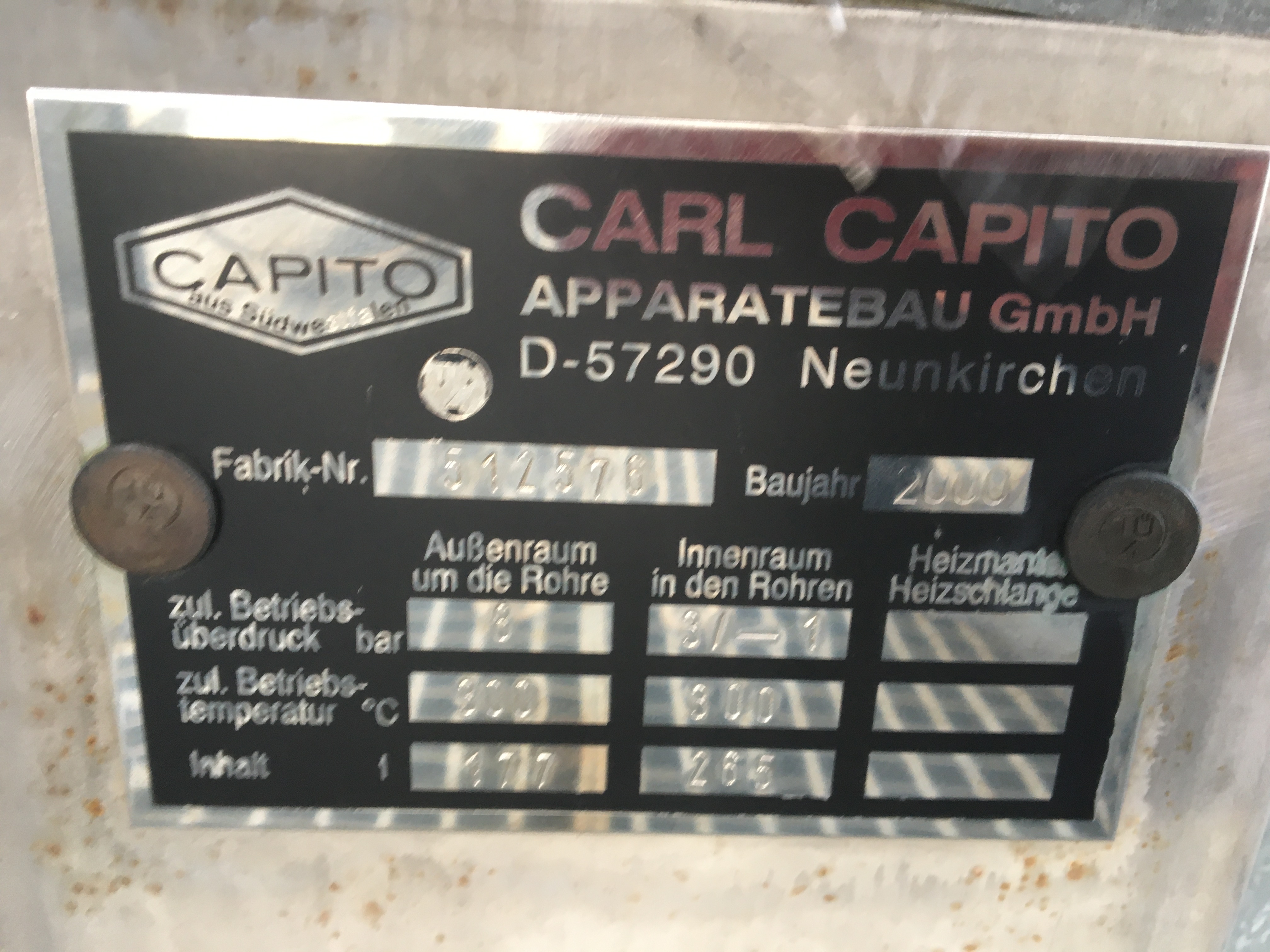  Rising/Falling Film Evaporator  Stainless Steel 321 For Sale - IPP# 236138
