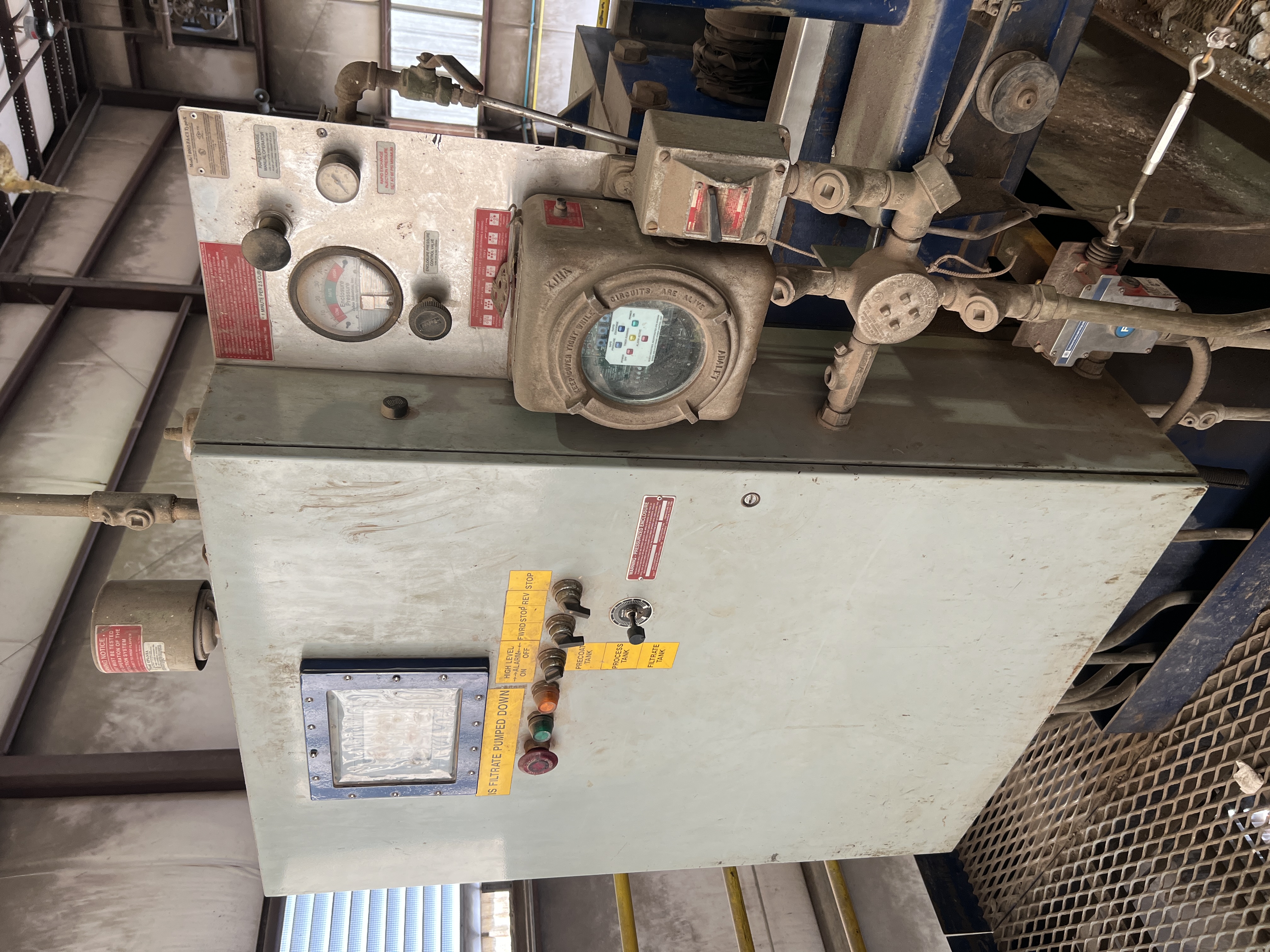 Filter Press, 958 Sq.Ft. Filtration Area, Polypropylene Plates, Manufactured by Pacific Press Co. - IPP# 238423