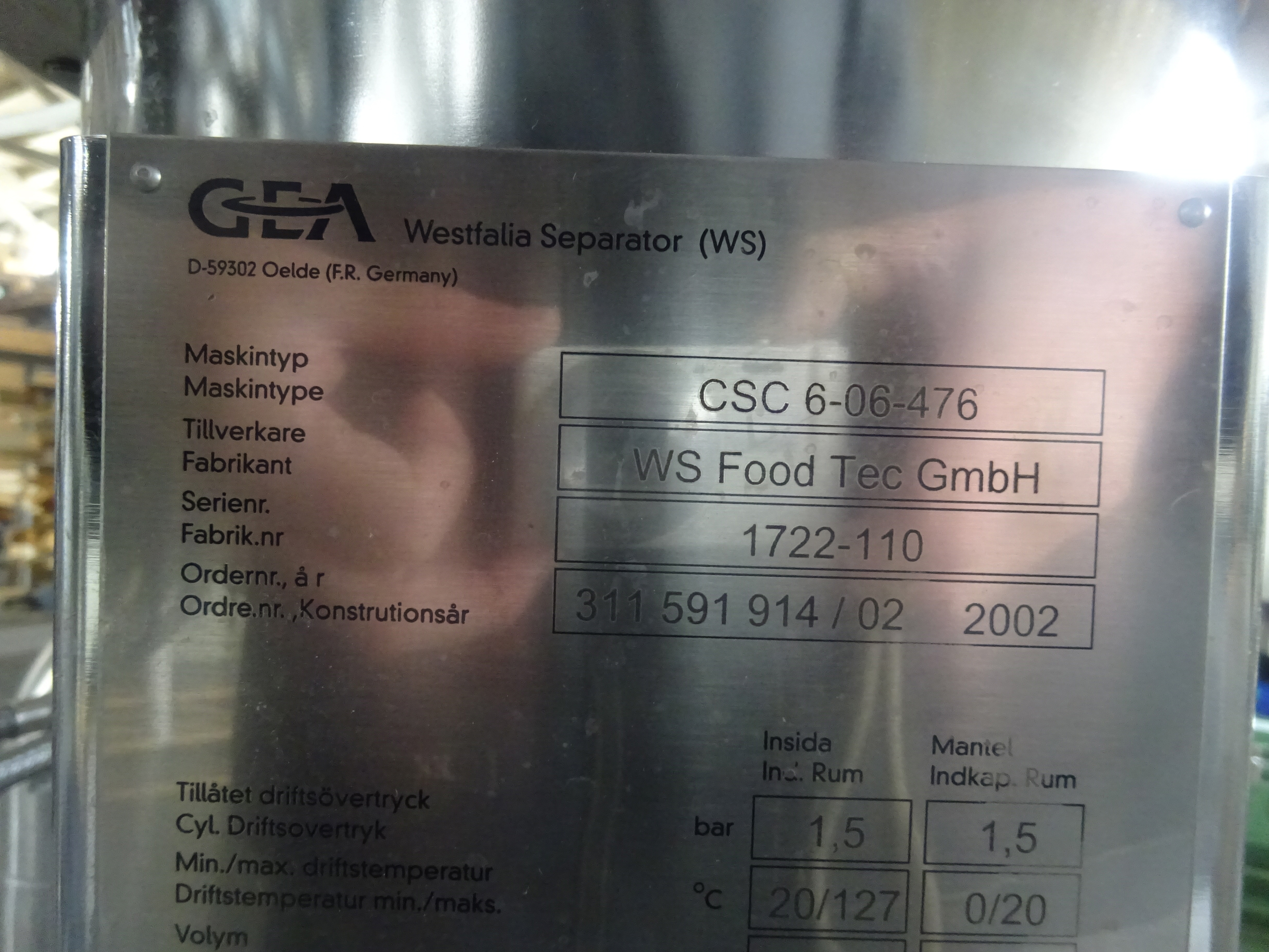 Stainless Steel 316 GEA CSC 6-06-476 Centrifuge-Disc Bowl - IPP# 239355