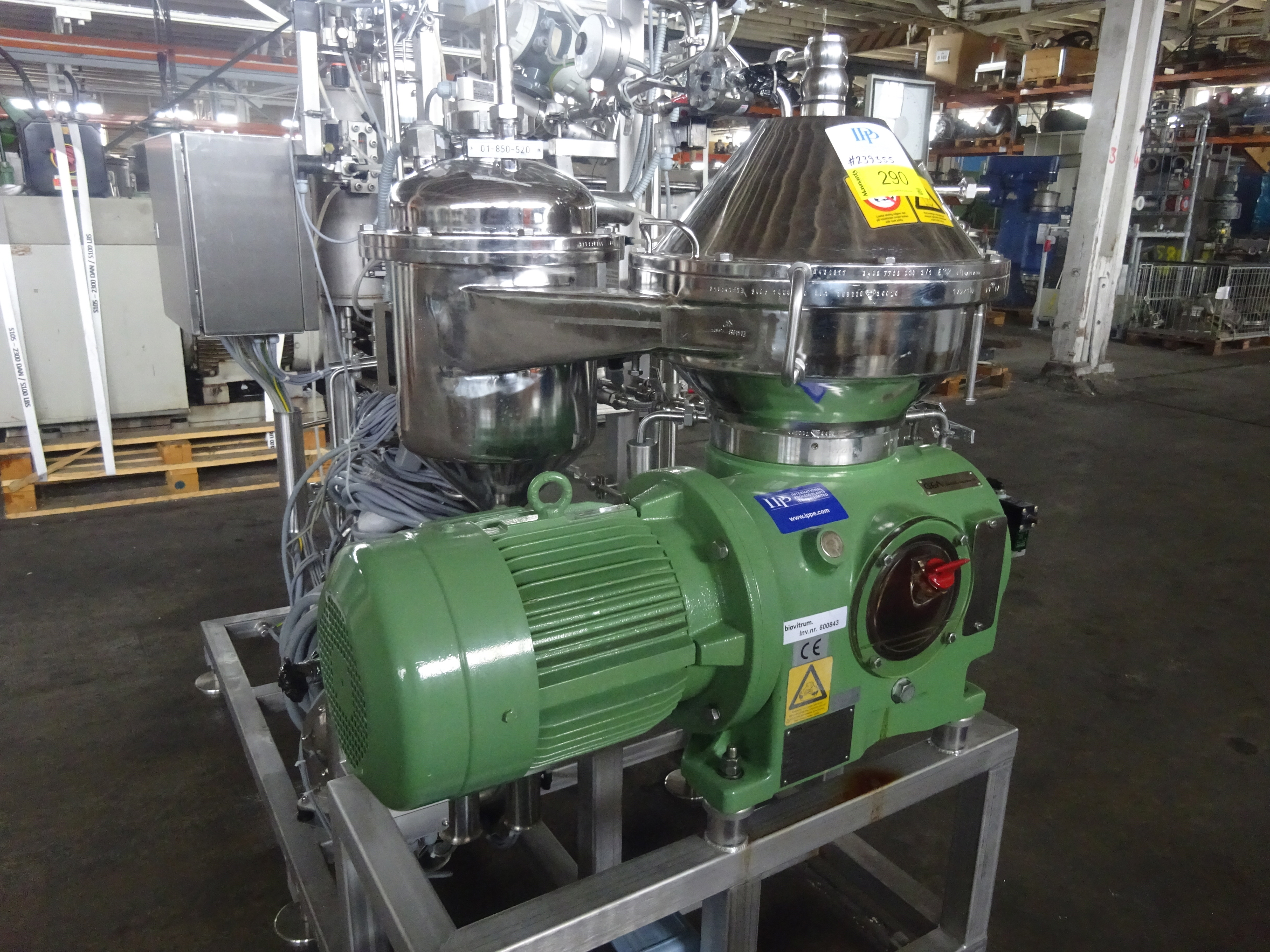 Stainless Steel 316 GEA CSC 6-06-476 Centrifuge-Disc Bowl - IPP# 239355