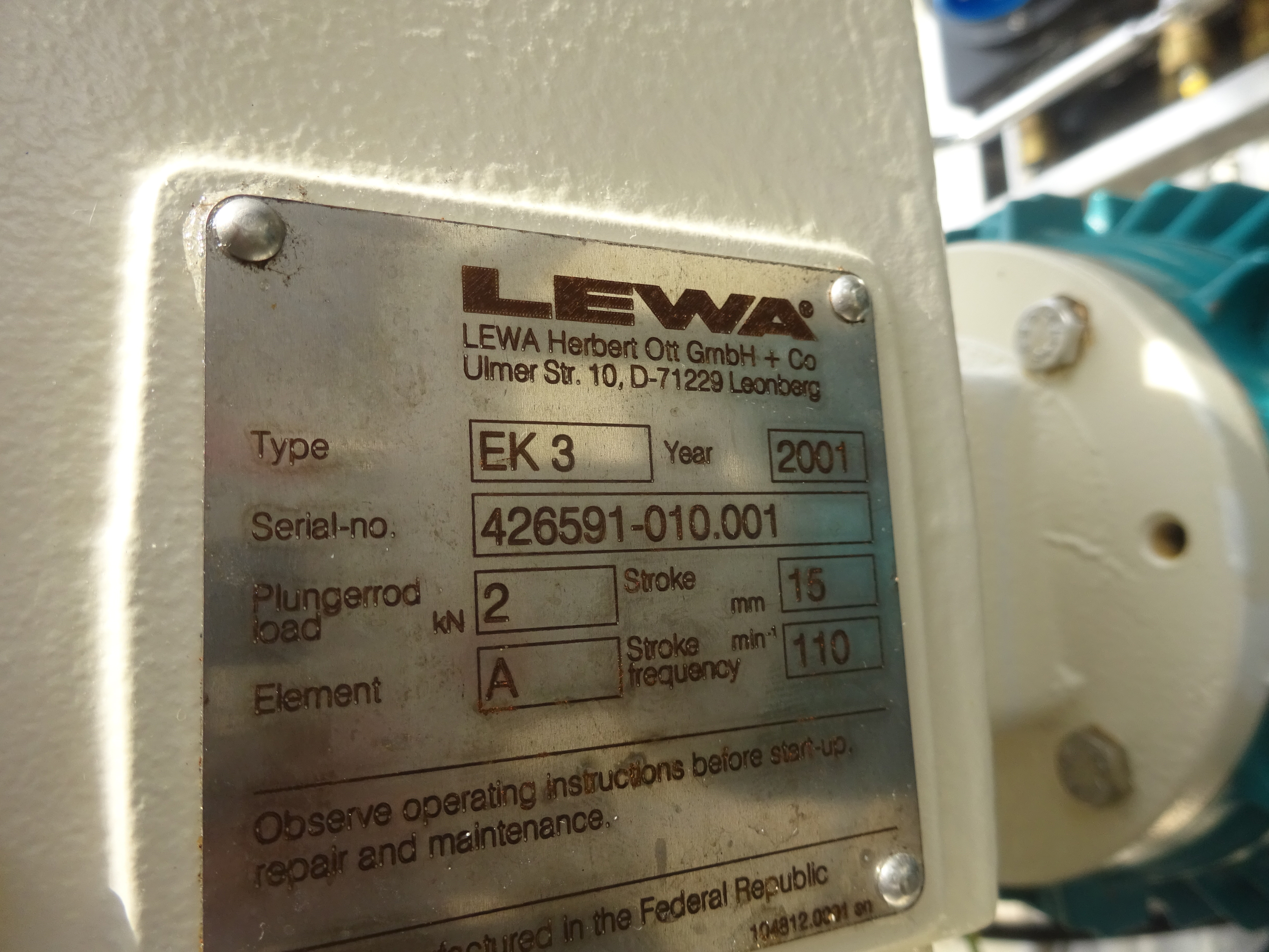 Stainless Steel 316 Amersham Bioscience/GE  Column - IPP# 239360