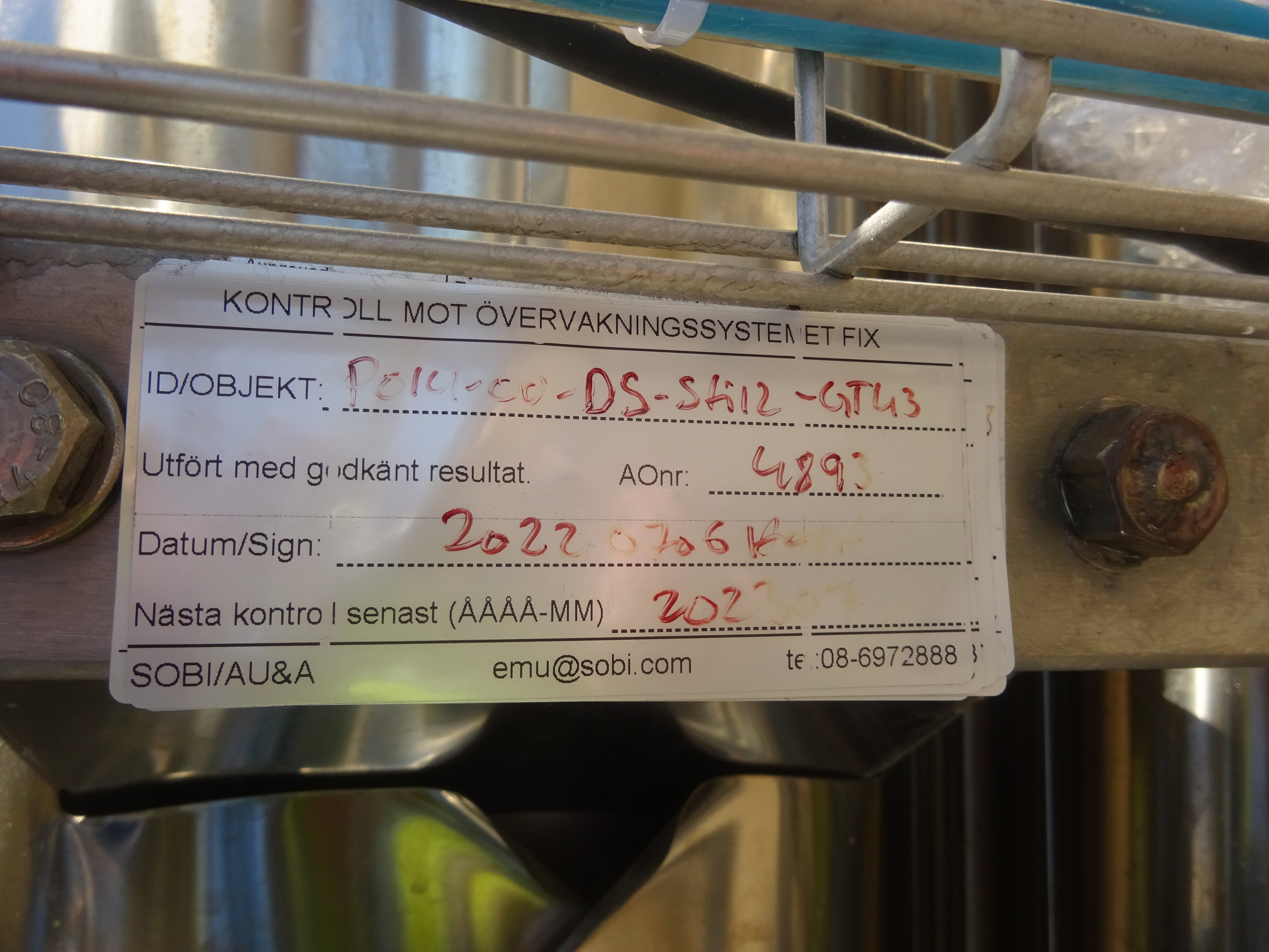 Stainless Steel 316L Zetterstoms-Molkom  Still - IPP# 239374