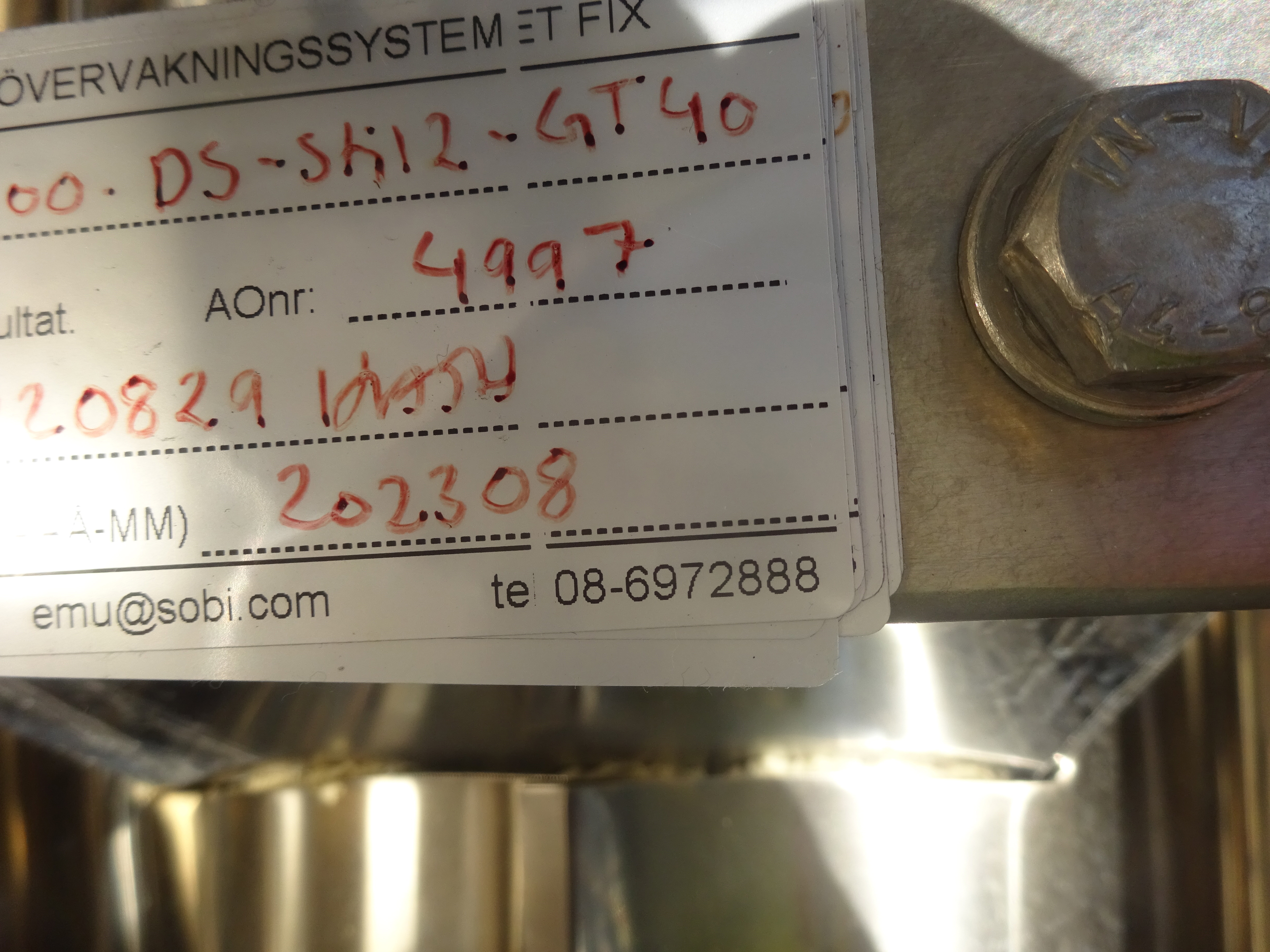 Stainless Steel 316L Zetterstoms-Molkom  Still - IPP# 239374