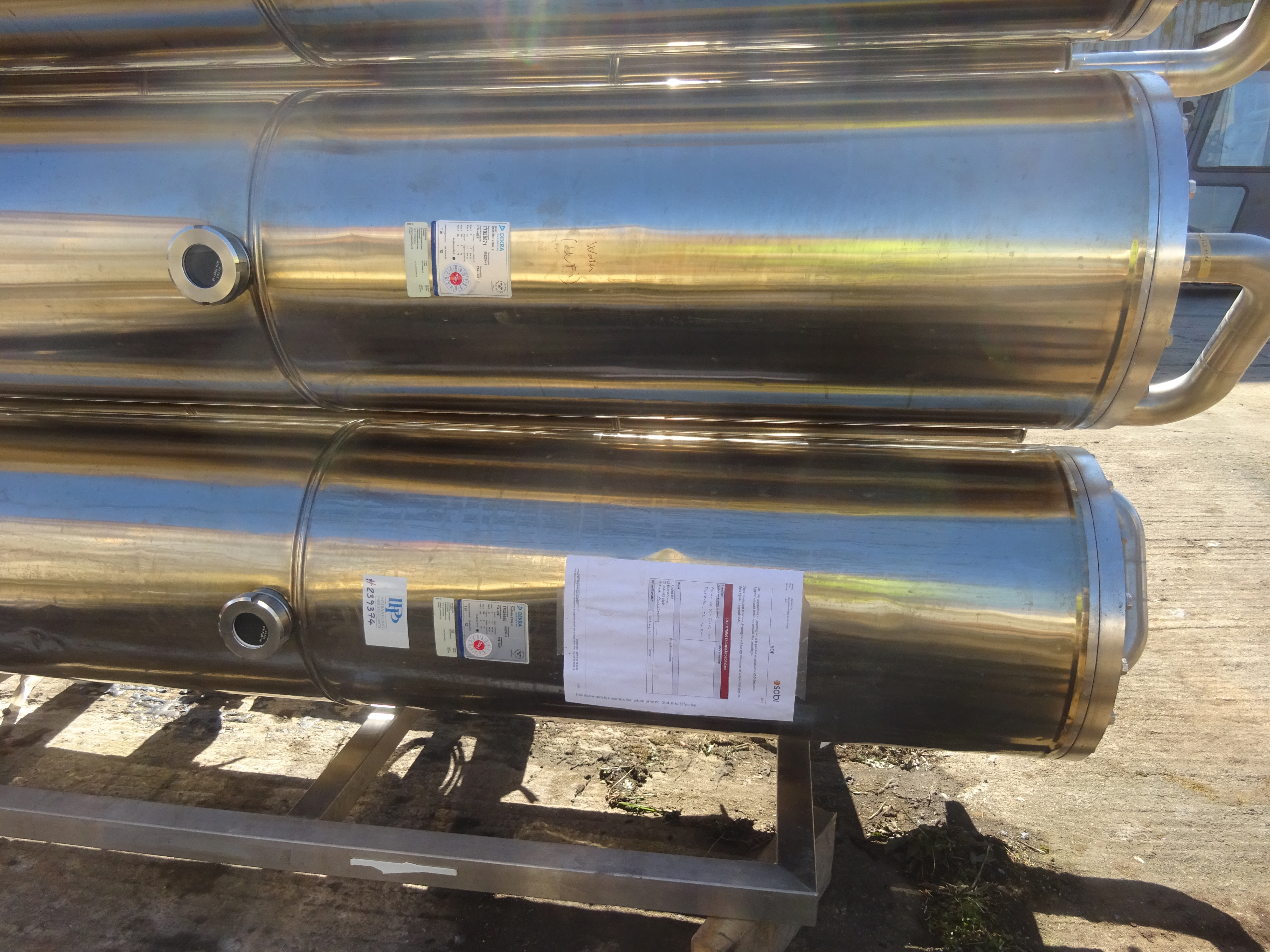 Stainless Steel 316L Zetterstoms-Molkom  Still - IPP# 239374