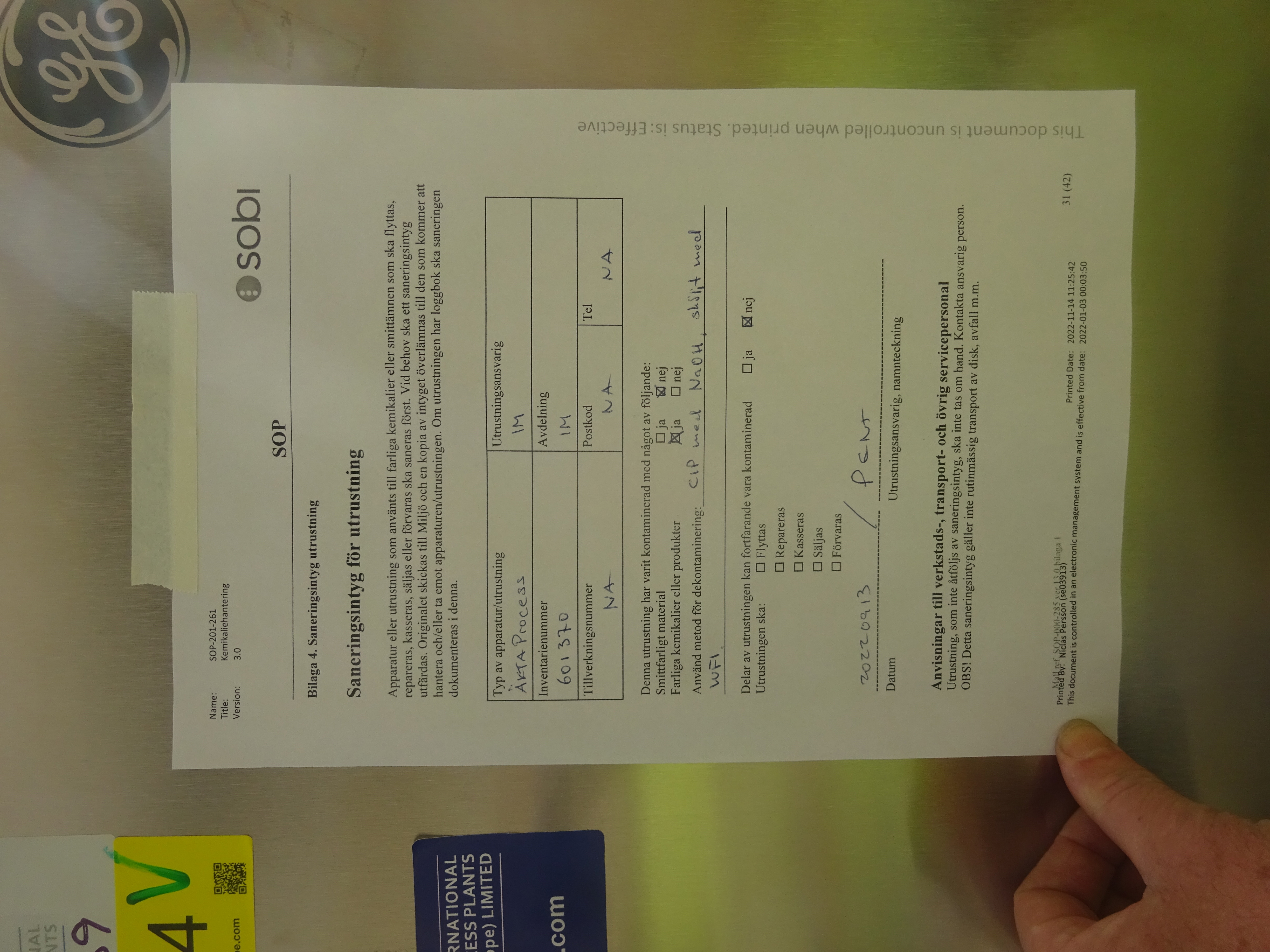 Cytiva 6098 Column - IPP# 239339