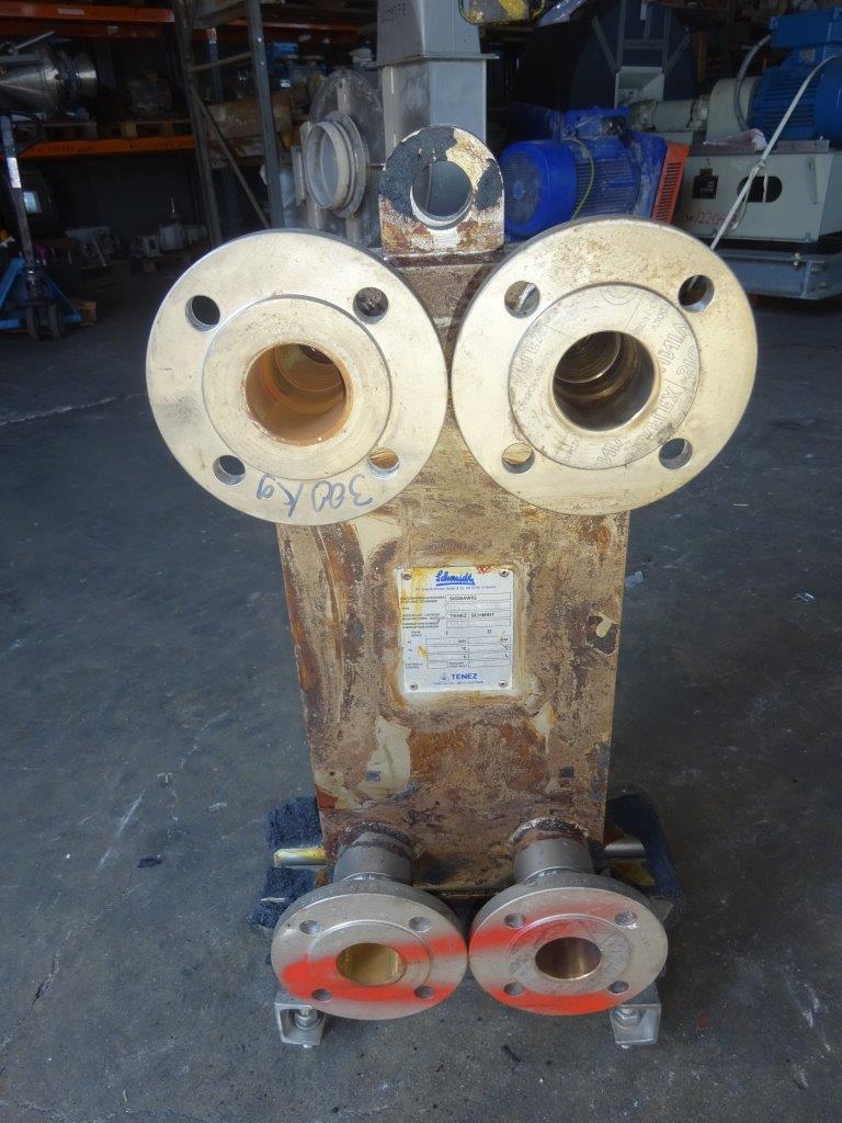  Plate and Frame Heat Exchanger 1.9 m² (20.5 ft²) Stainless Steel 316 For Sale - IPP# 231144