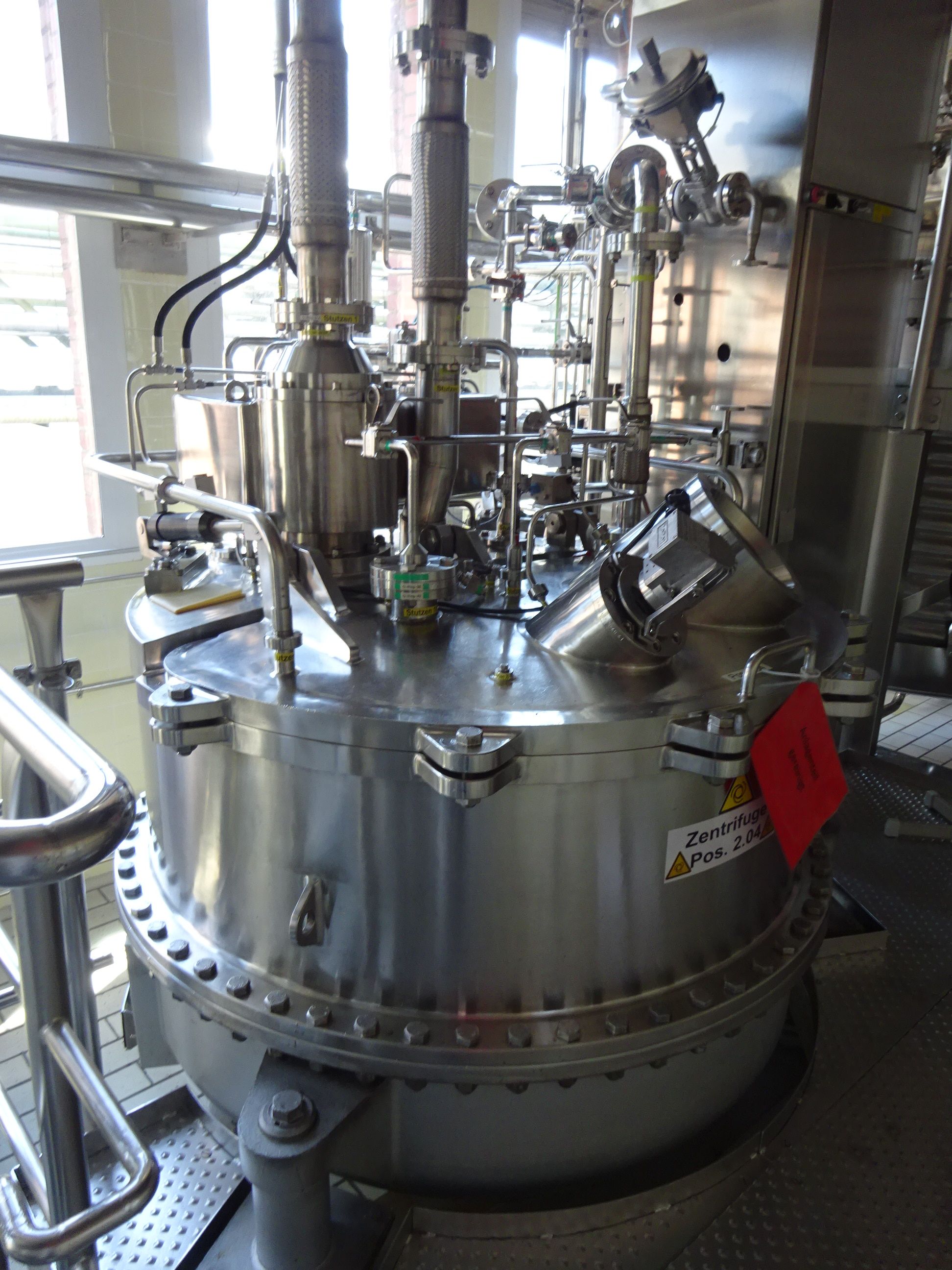  Manual Discharge-Top Centrifuge-Basket 1,250 mm (49.2 in) Stainless Steel 316 For Sale - IPP# 231133