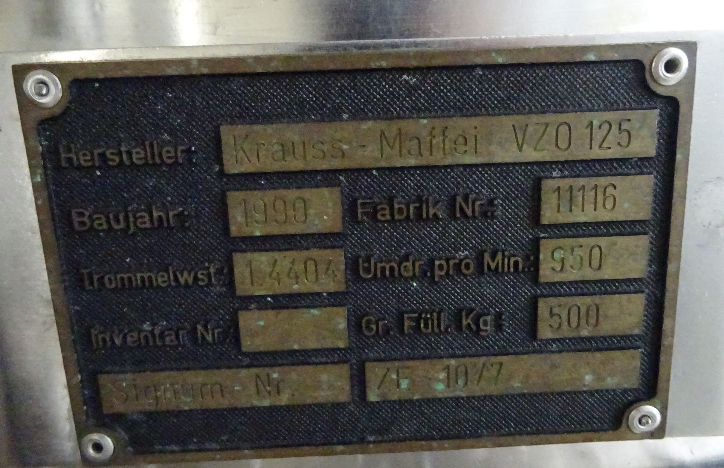  Manual Discharge-Top Centrifuge-Basket 1,250 mm (49.2 in) Stainless Steel 316 For Sale - IPP# 231134