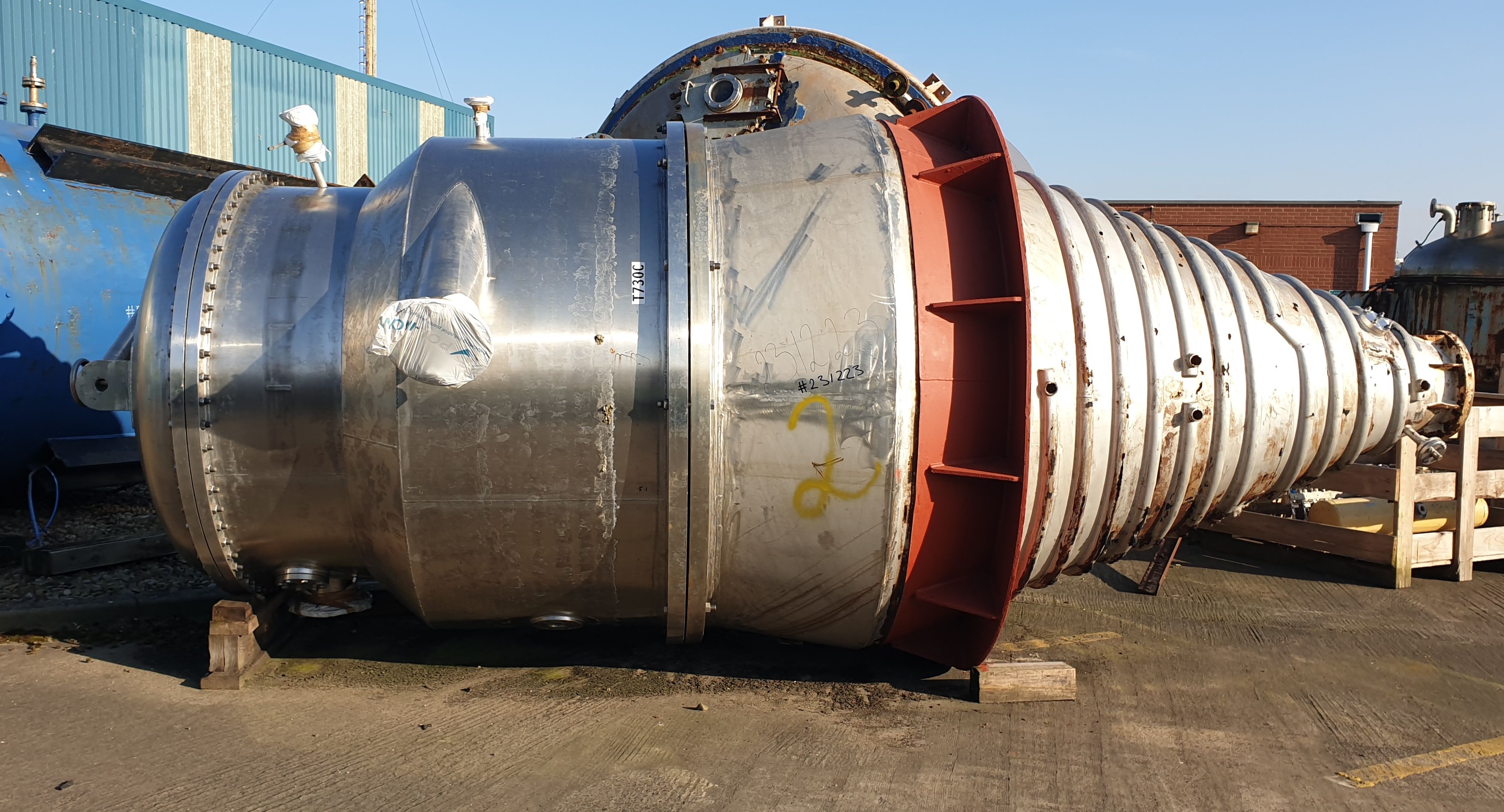   Dryer- Nauta / Conical 10,000 L (2,642 gallons) Stainless Steel 316 For Sale - IPP# 231223