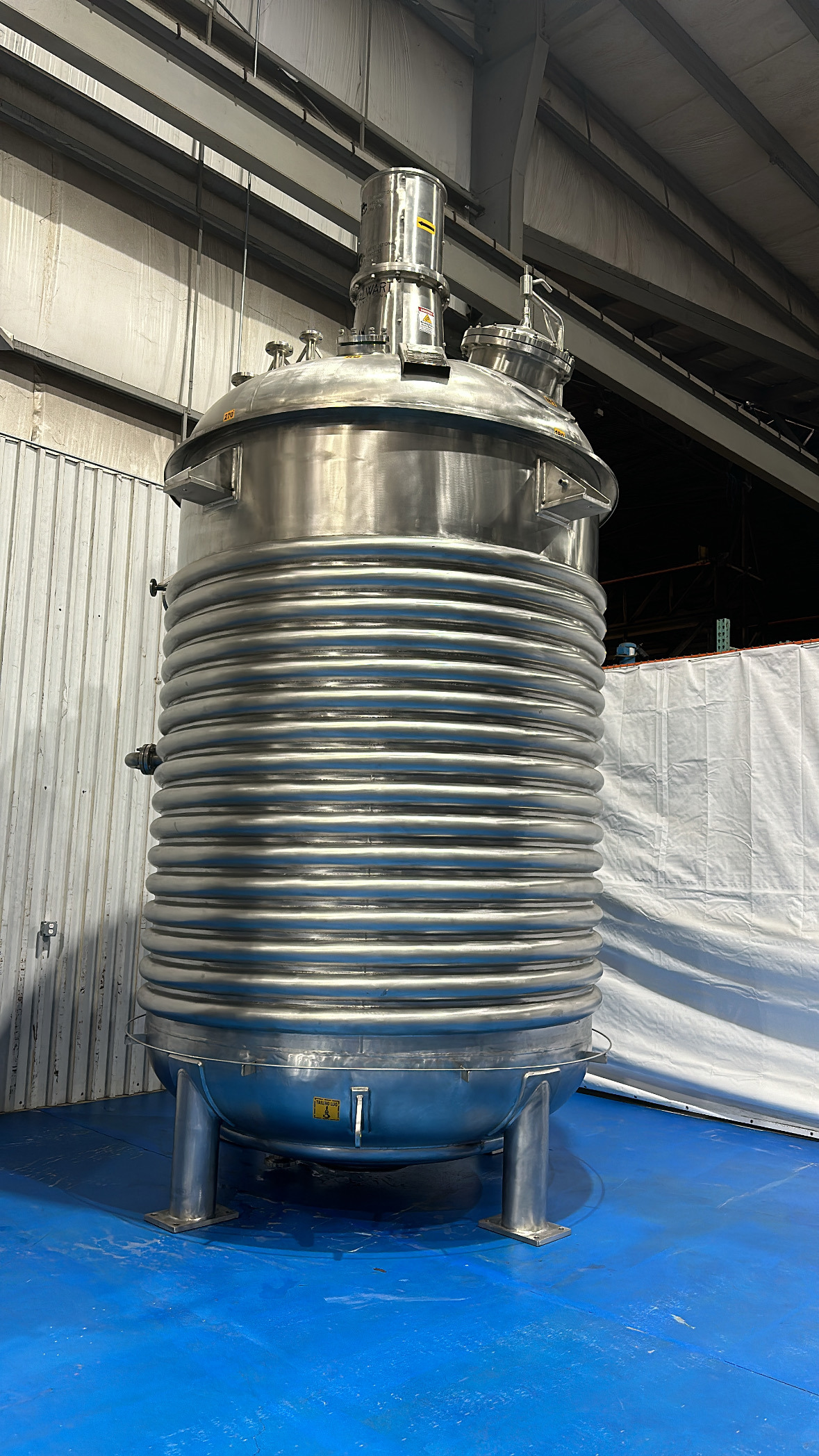 New Reactor Batch-Type Agitated Stainless Steel 316L by Gale Process Solutions - IPP# 232498