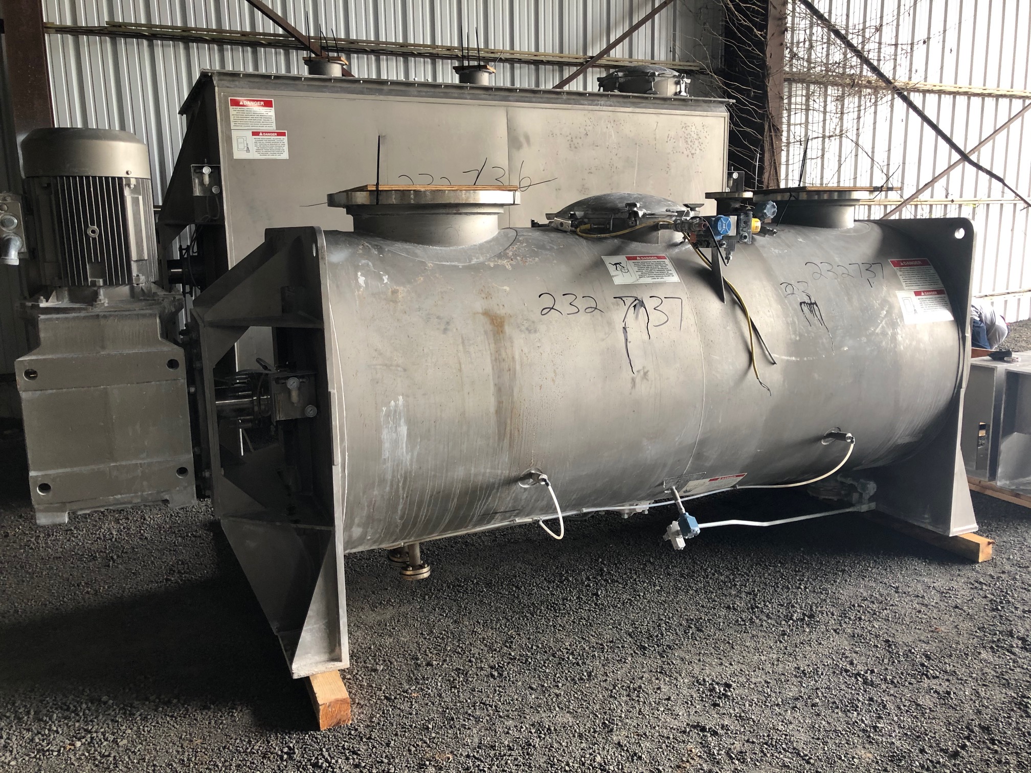  Dryer-Rotary Vacuum 2.8 m3 (100 ft3) Stainless Steel 304 For Sale - IPP# 232737