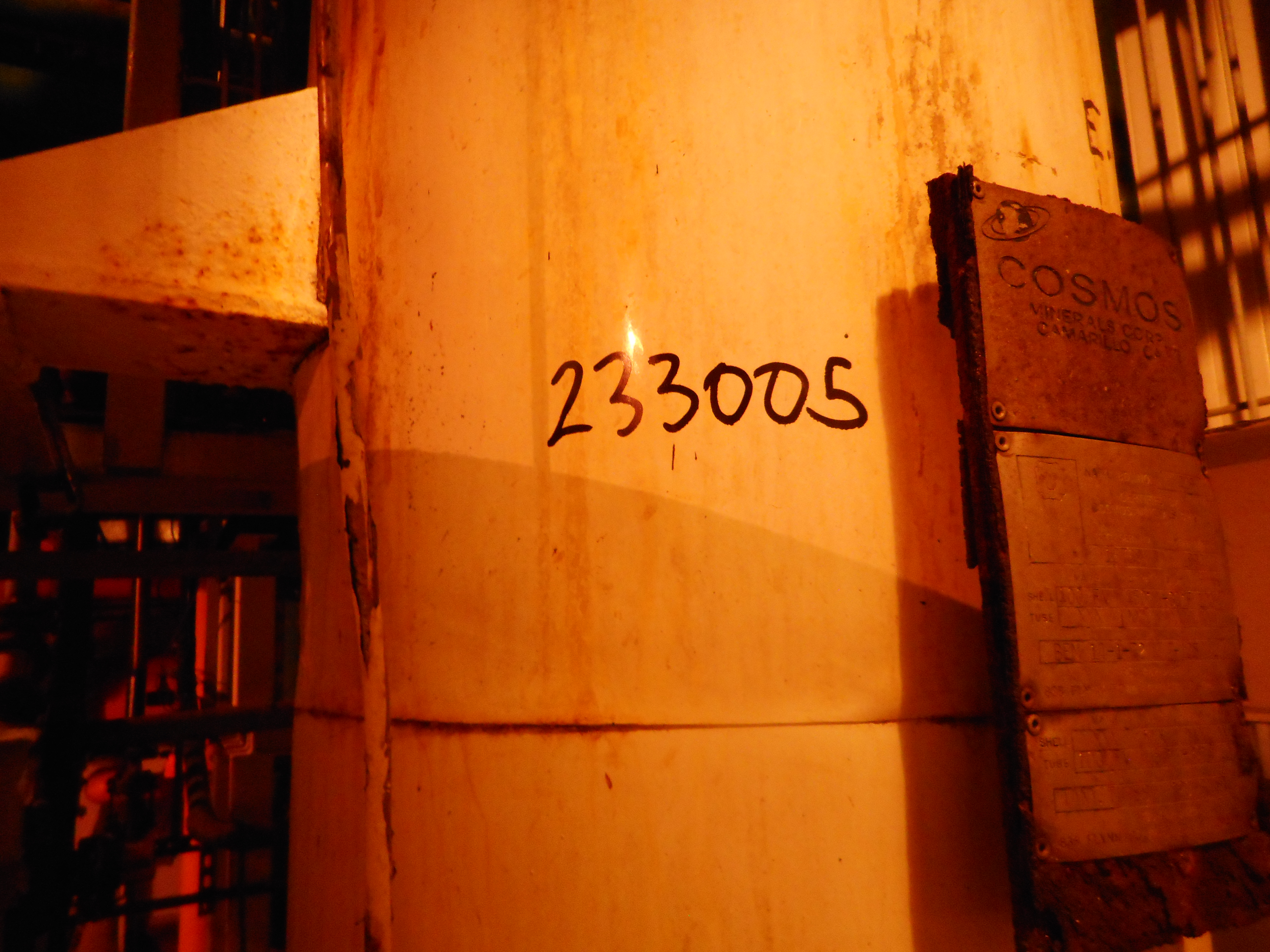 Tantalum Clad Cosmos Minerals BEM-14-1-72 Shell and Tube Heat Exchanger - IPP# 233005