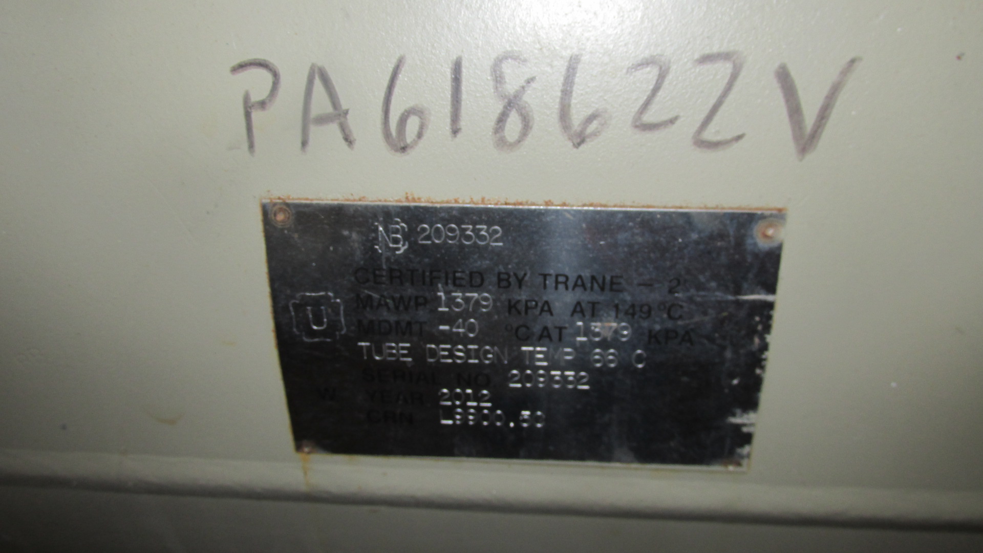 Carbon Steel Trane RTHD UC1E HX0U AE1A 3RAL FIAZ LALA VCQA EXAA BXA2 09DK UA6X. Compressor Chiller - IPP# 233260