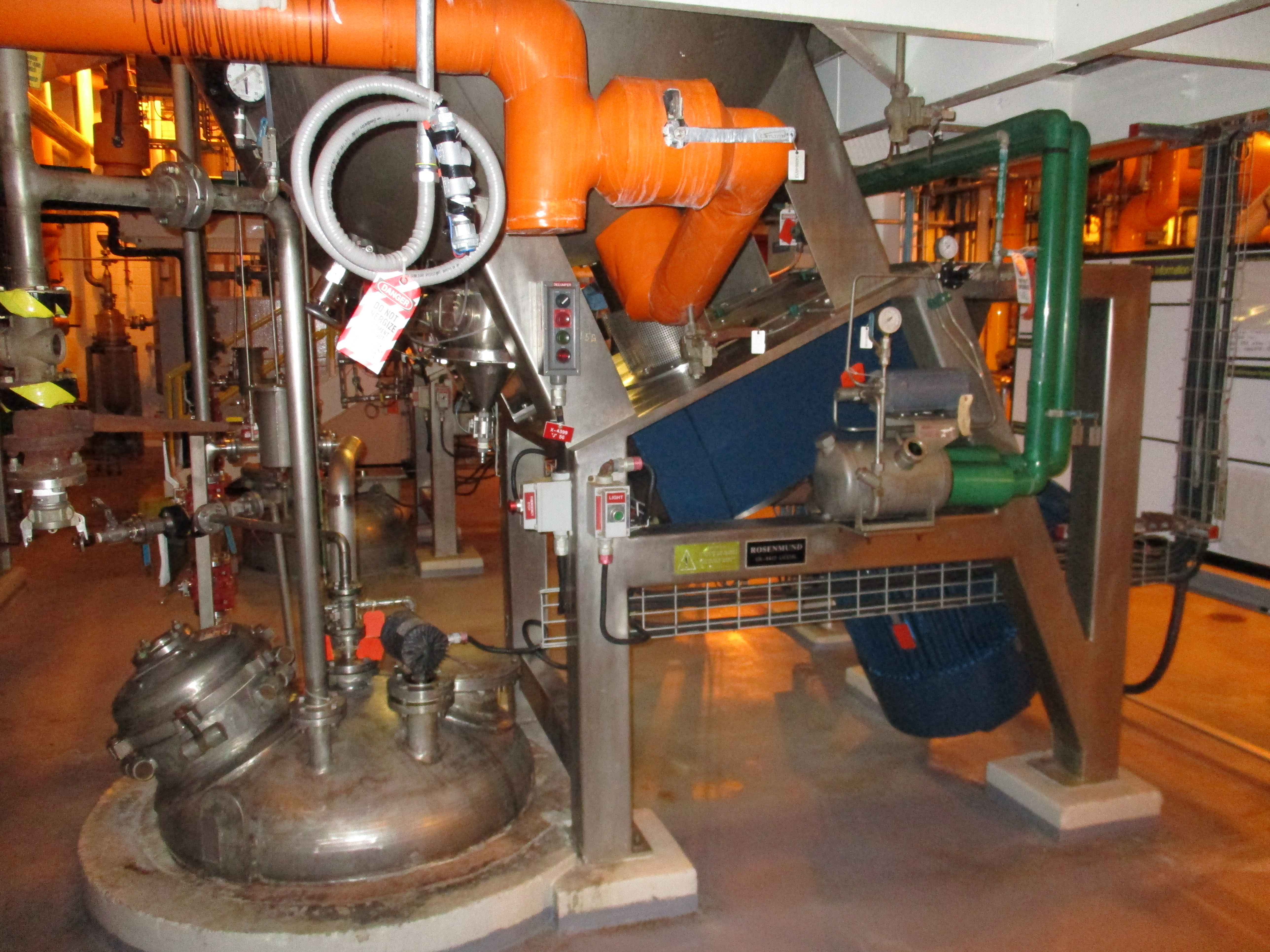 Stainless Steel 316L Rosenmund AG CH-4410 Liestal, # RKT-2000-109-97 Dryer-Spherical - IPP# 233215
