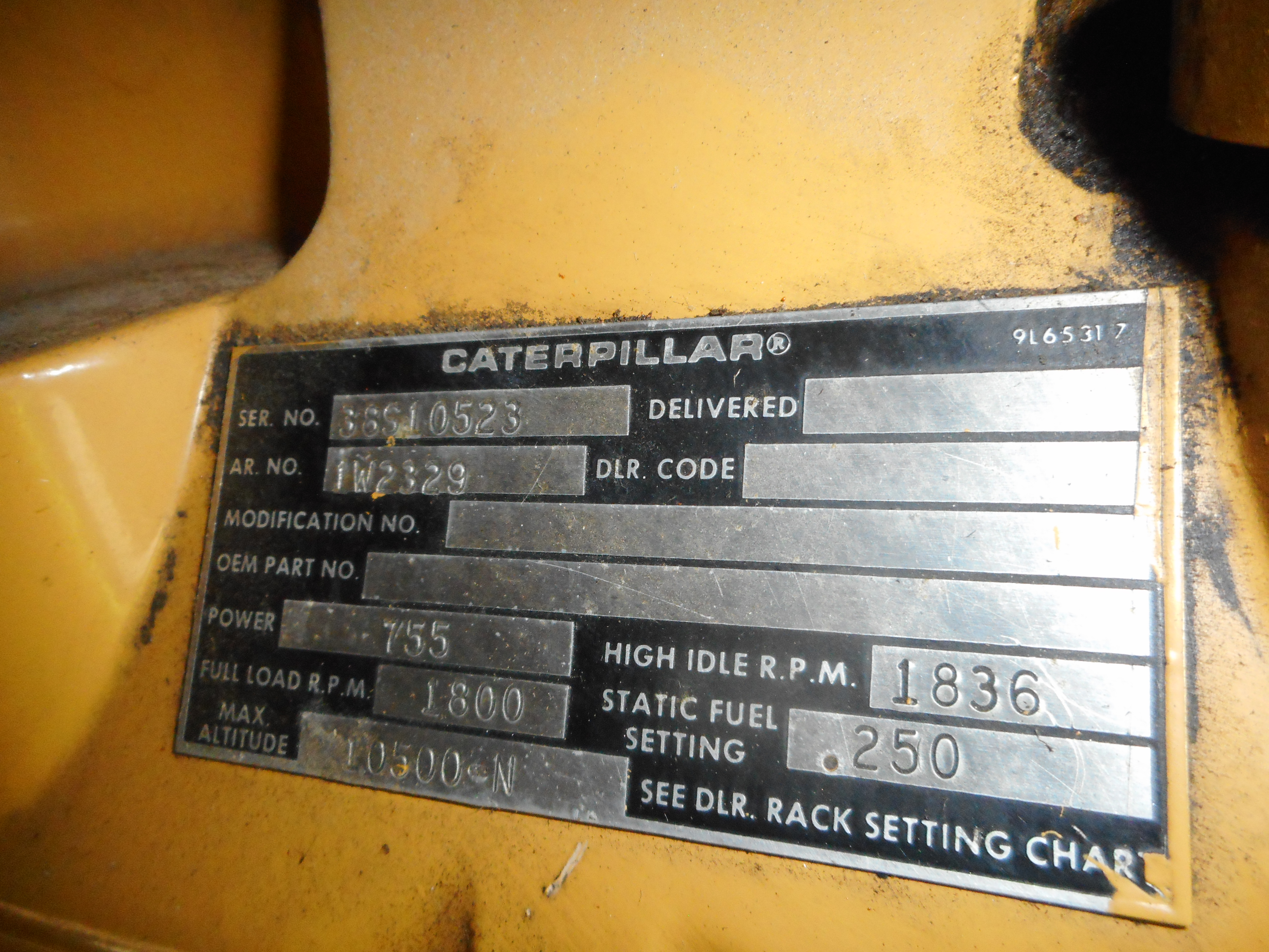 Caterpillar Inc SR4 Power Generator - IPP# 233427