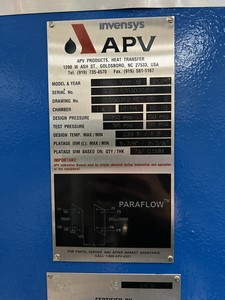 Stainless Steel 316 Plate and Frame Heat Exchanger - IPP# 233721