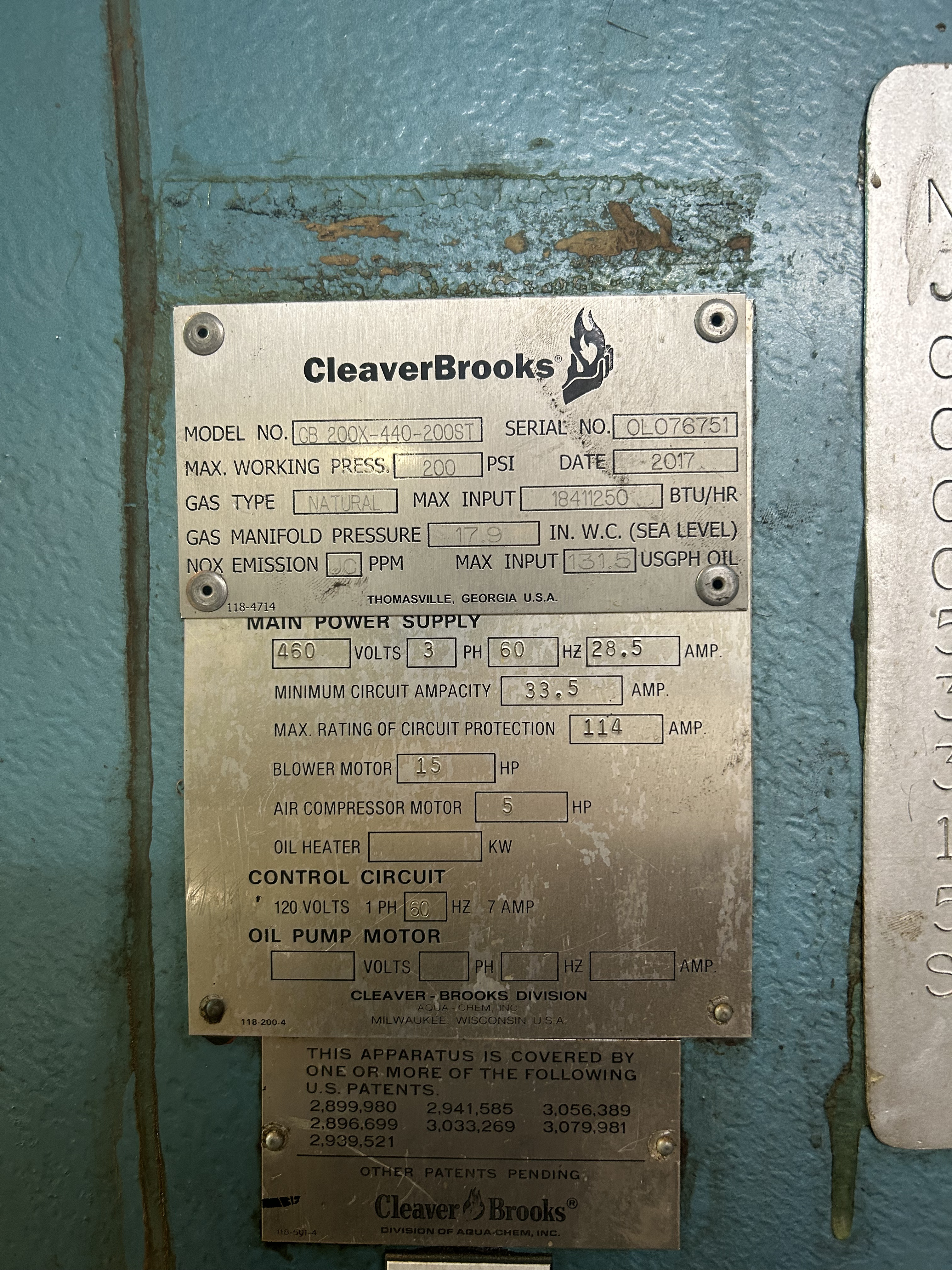 Carbon Steel Steam Boiler - IPP# 245587