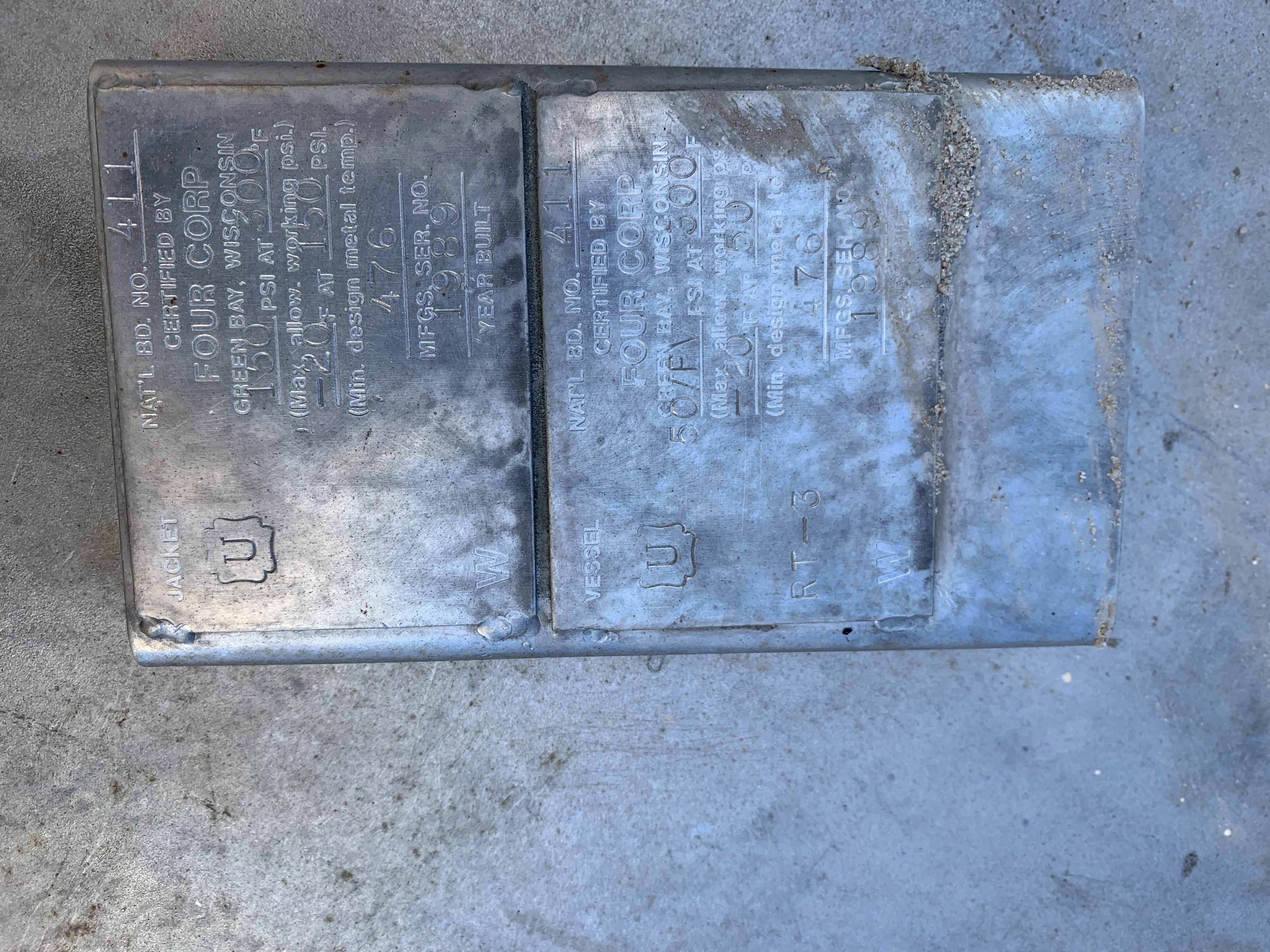 Stainless Steel 304 Four Corp  Fermenter - IPP# 245646