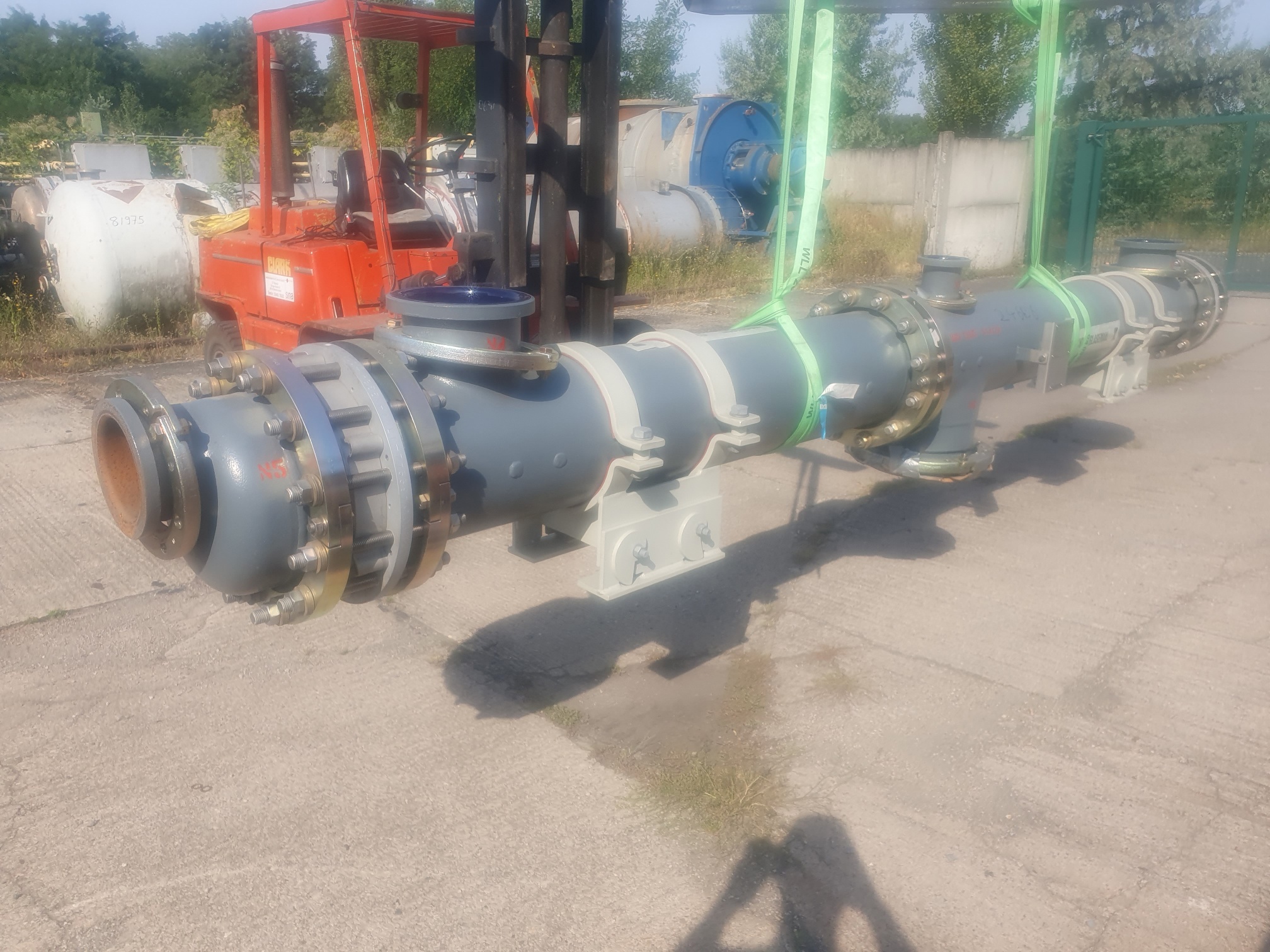 Shell and Tube Heat Exchanger Unused Hexoloy SE (Sintered Silicon Carbide) by DeDietrich - IPP# 246636