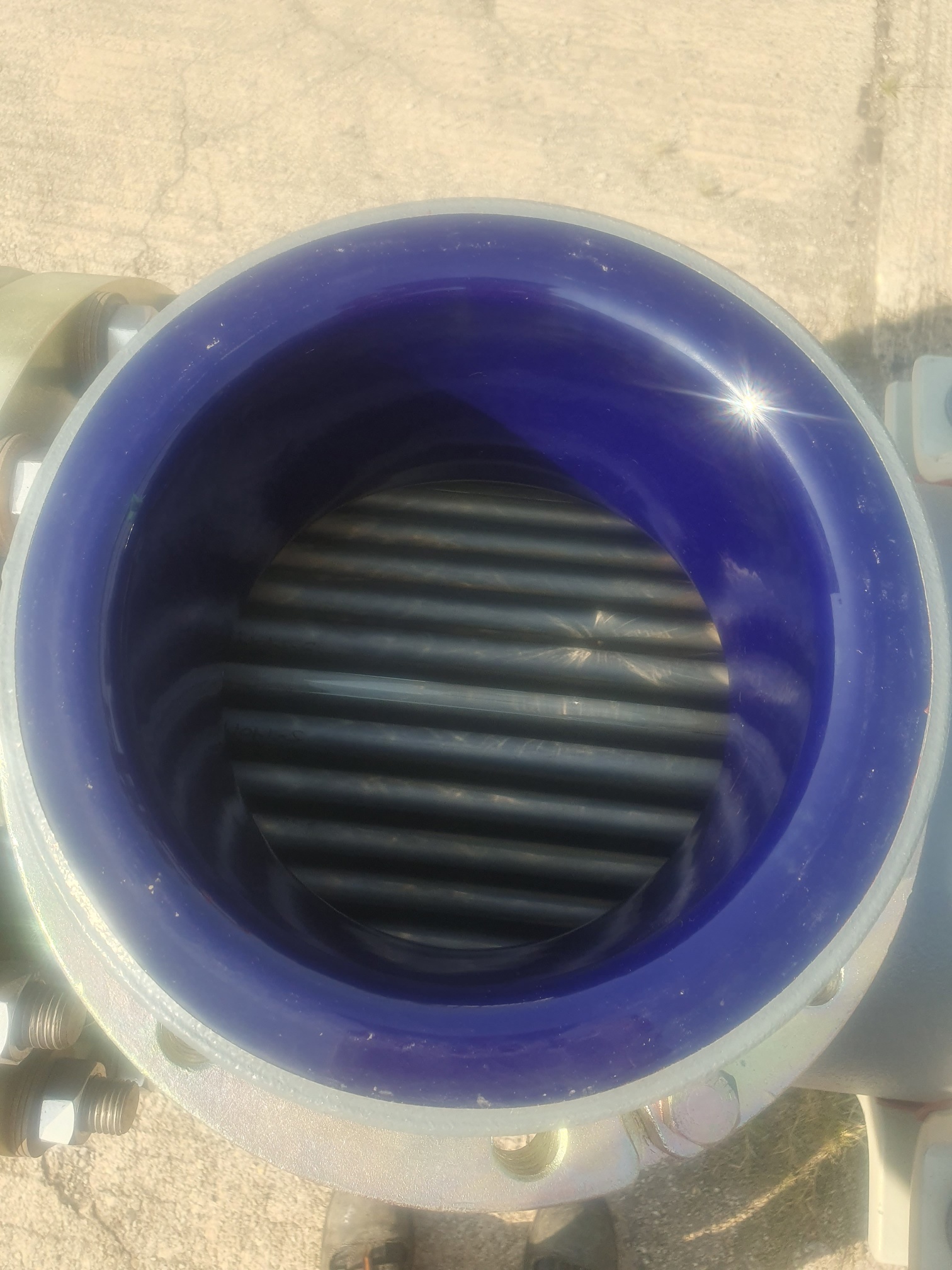 Shell and Tube Heat Exchanger Unused Hexoloy SE (Sintered Silicon Carbide) by DeDietrich - IPP# 246636