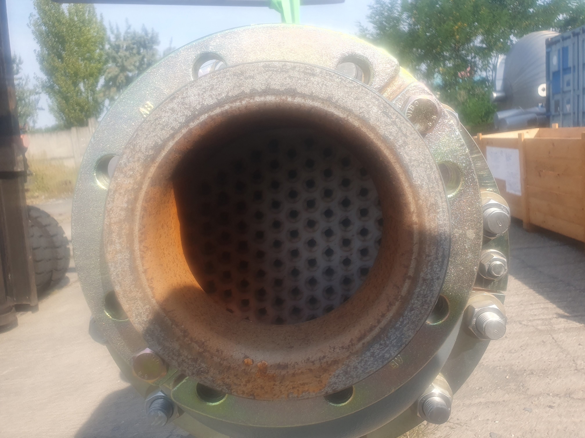Shell and Tube Heat Exchanger Unused Hexoloy SE (Sintered Silicon Carbide) by DeDietrich - IPP# 246636
