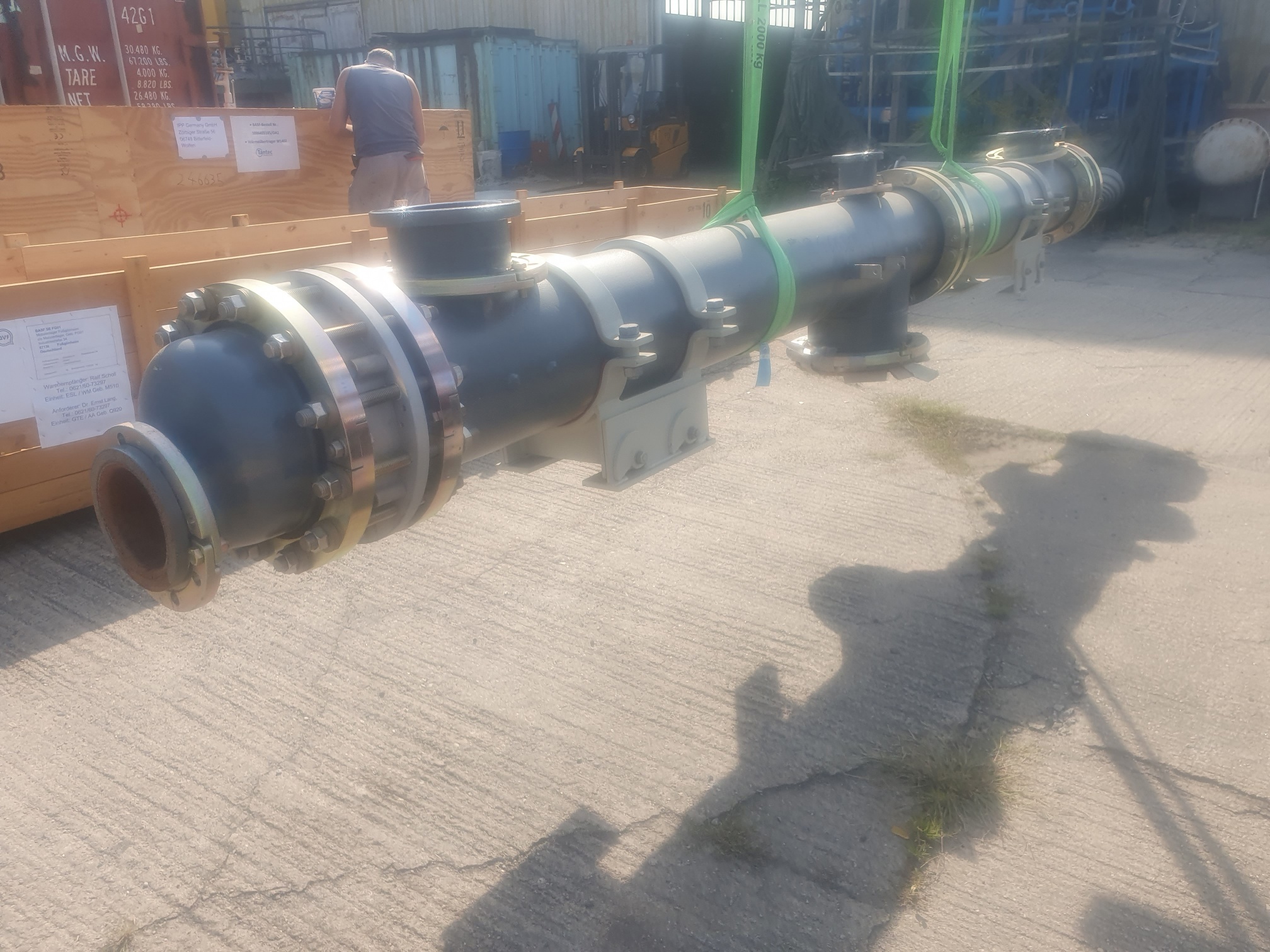 Shell and Tube Heat Exchanger Unused Hexoloy SE (Sintered Silicon Carbide) by DeDietrich - IPP# 246636