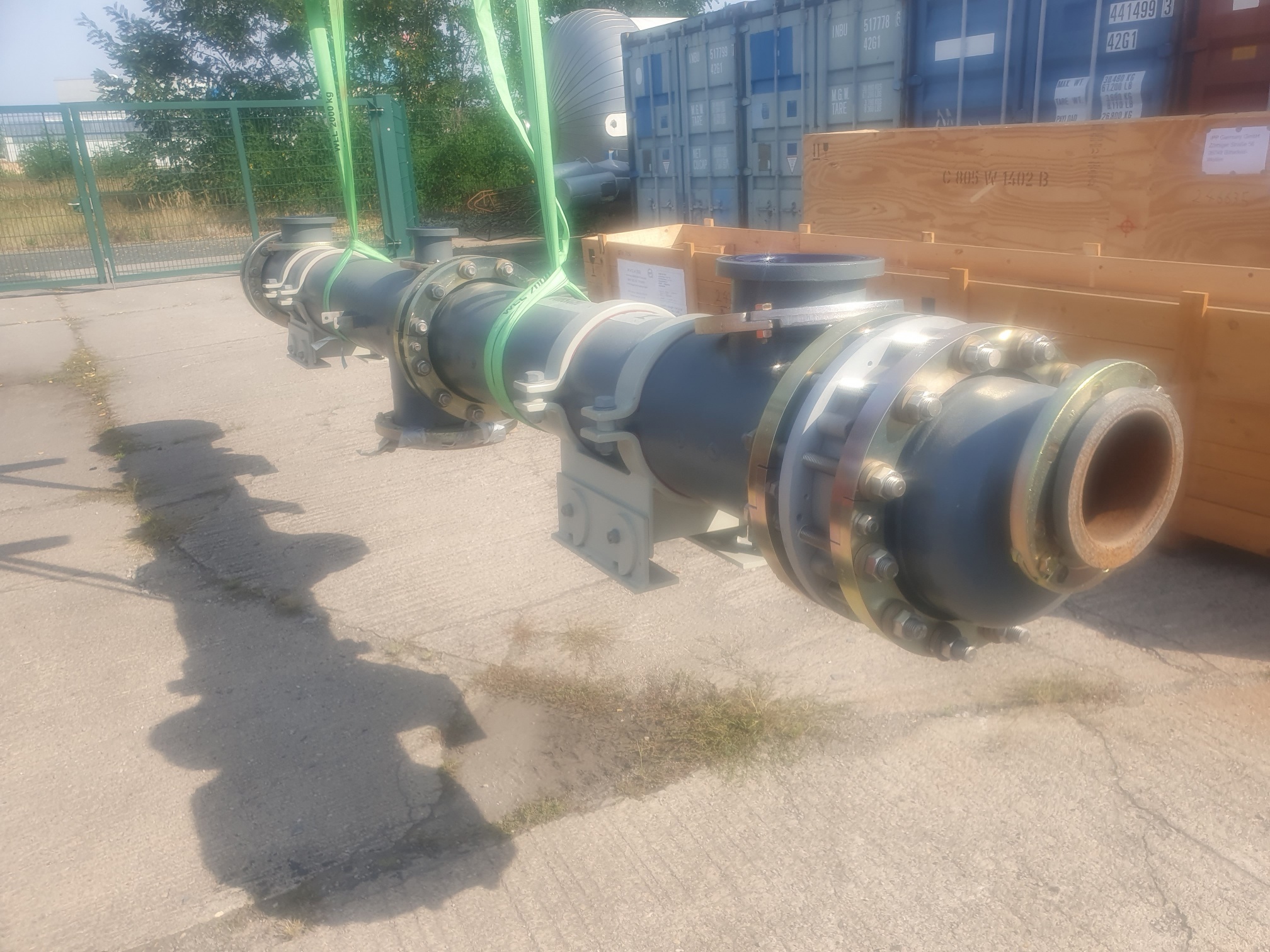 Shell and Tube Heat Exchanger Unused Hexoloy SE (Sintered Silicon Carbide) by DeDietrich - IPP# 246636