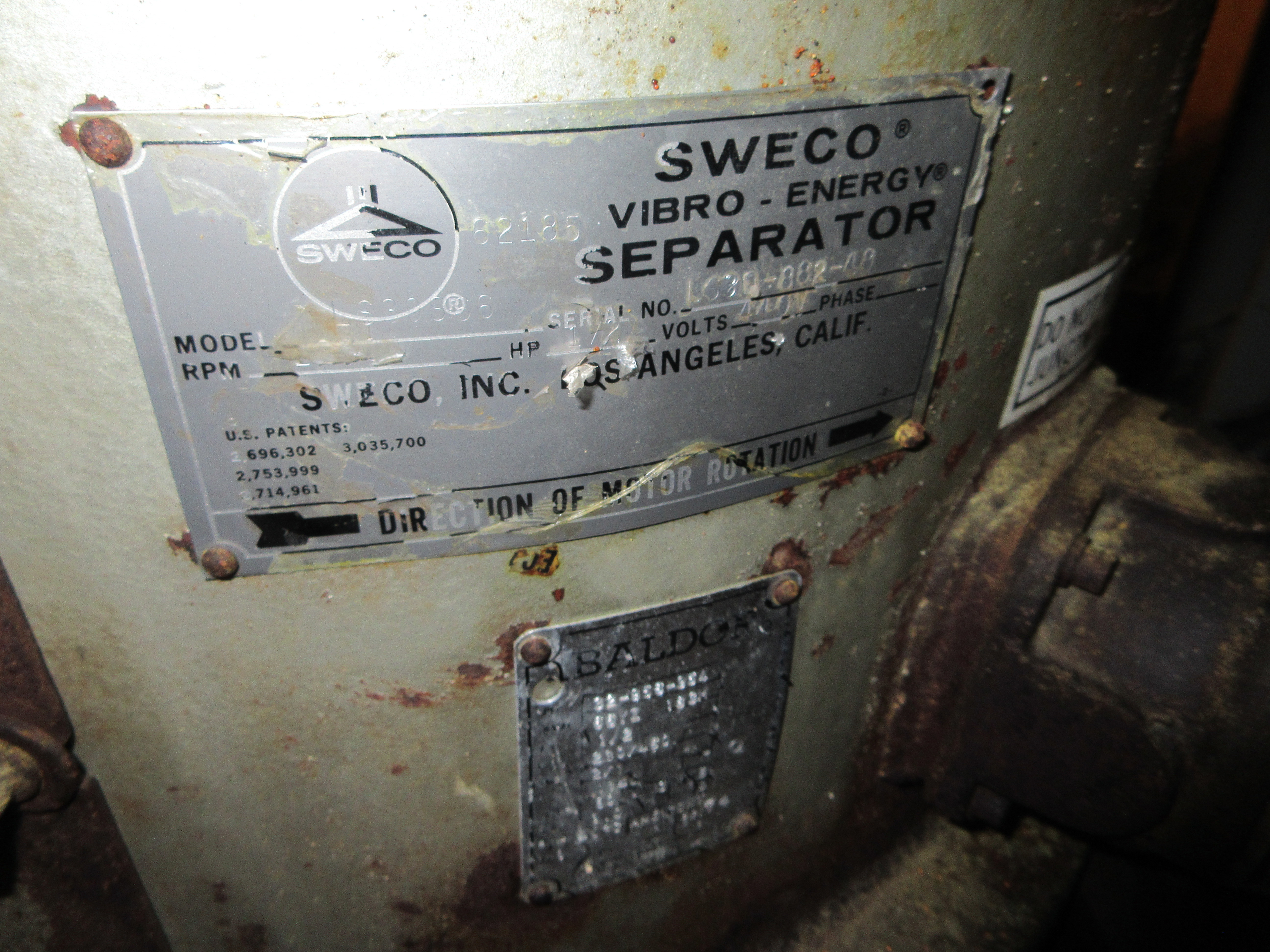  Separators Screener 762 mm (30 in) Stainless Steel 304 For Sale - IPP# 246750