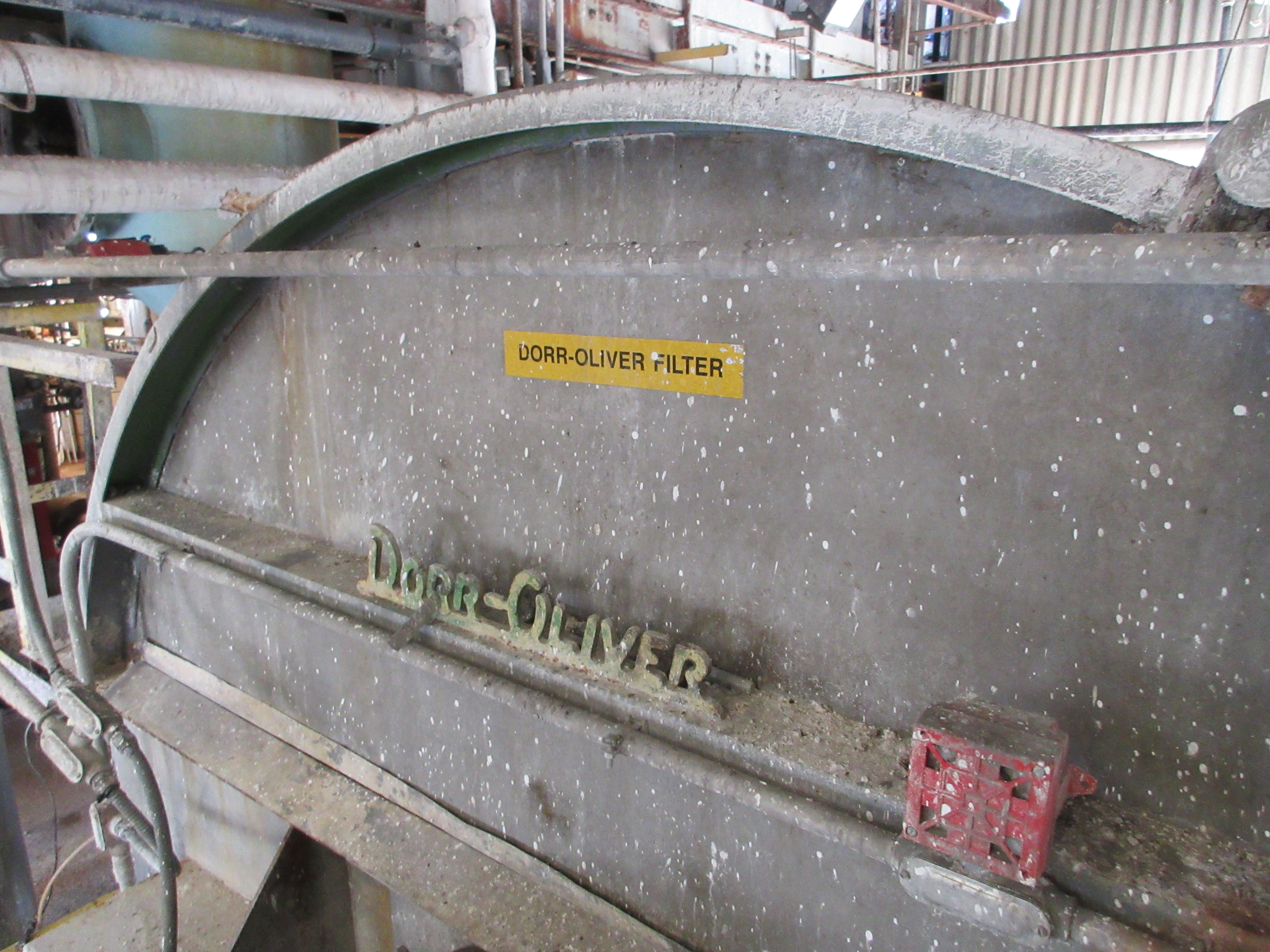  Rotary Vacuum Filter 19.5 m² (210 ft²) Carbon Steel For Sale - IPP# 246886