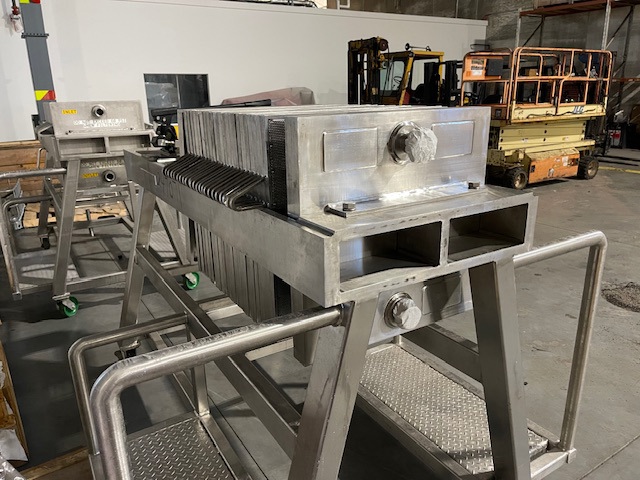 Filter Press, 88.15 Sq.Ft. filtration area, 316 L Stainless Steel, Manufactured by Star - IPP# 247071