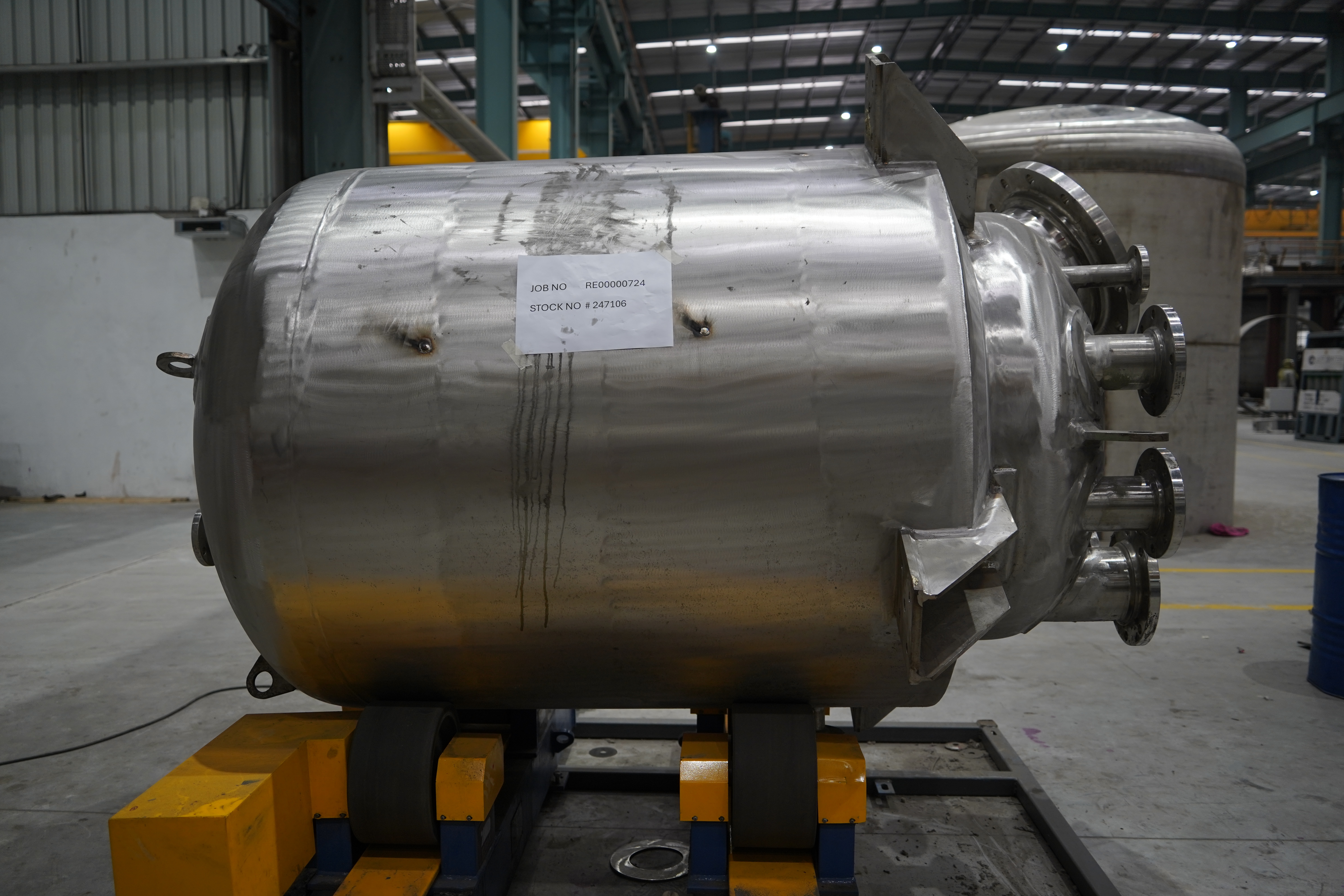 Reactor Batch-Type Agitated cGMP New 300 Gallon (1200L) Stainless Steel 316L - IPP# 247106
