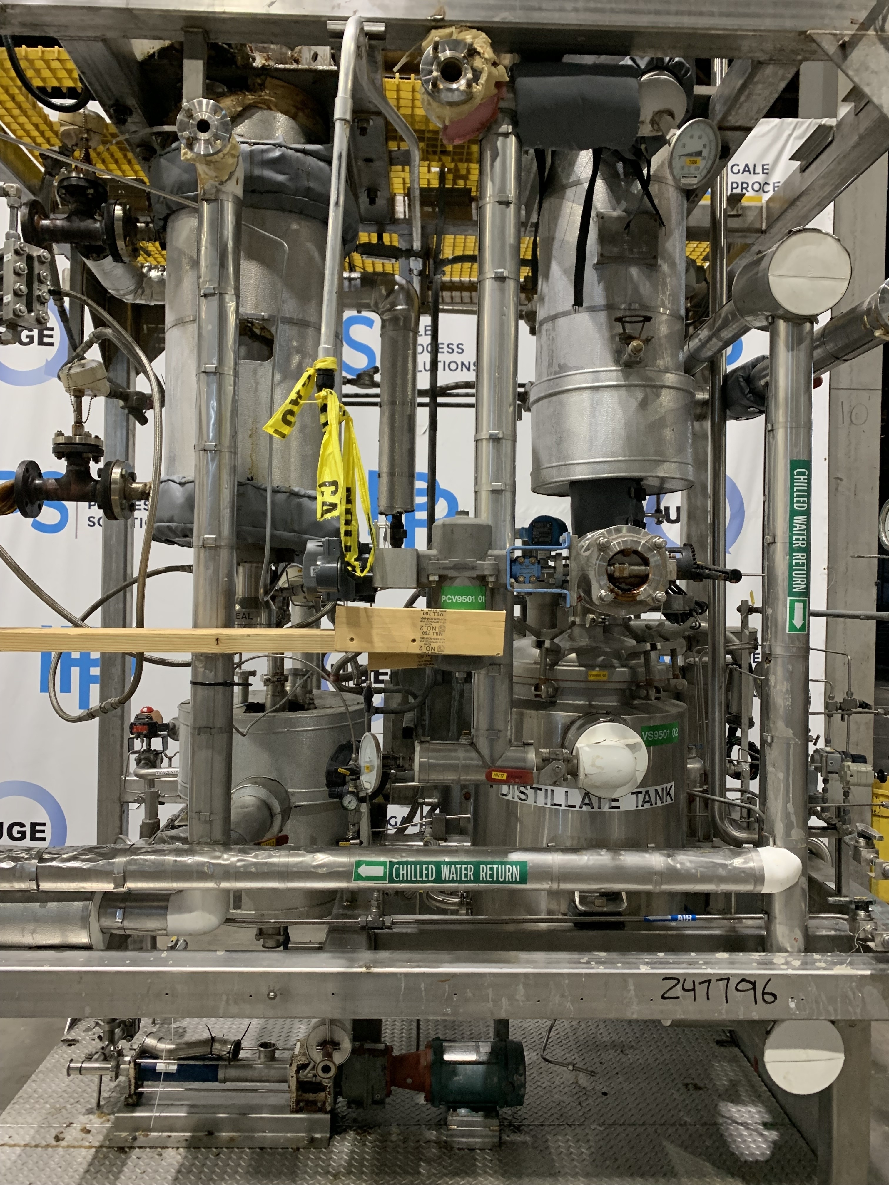 LCI (Luwa) Wiped/Thin Film Evaporator Pilot Skid 5.1 sq. ft. - IPP# 247796