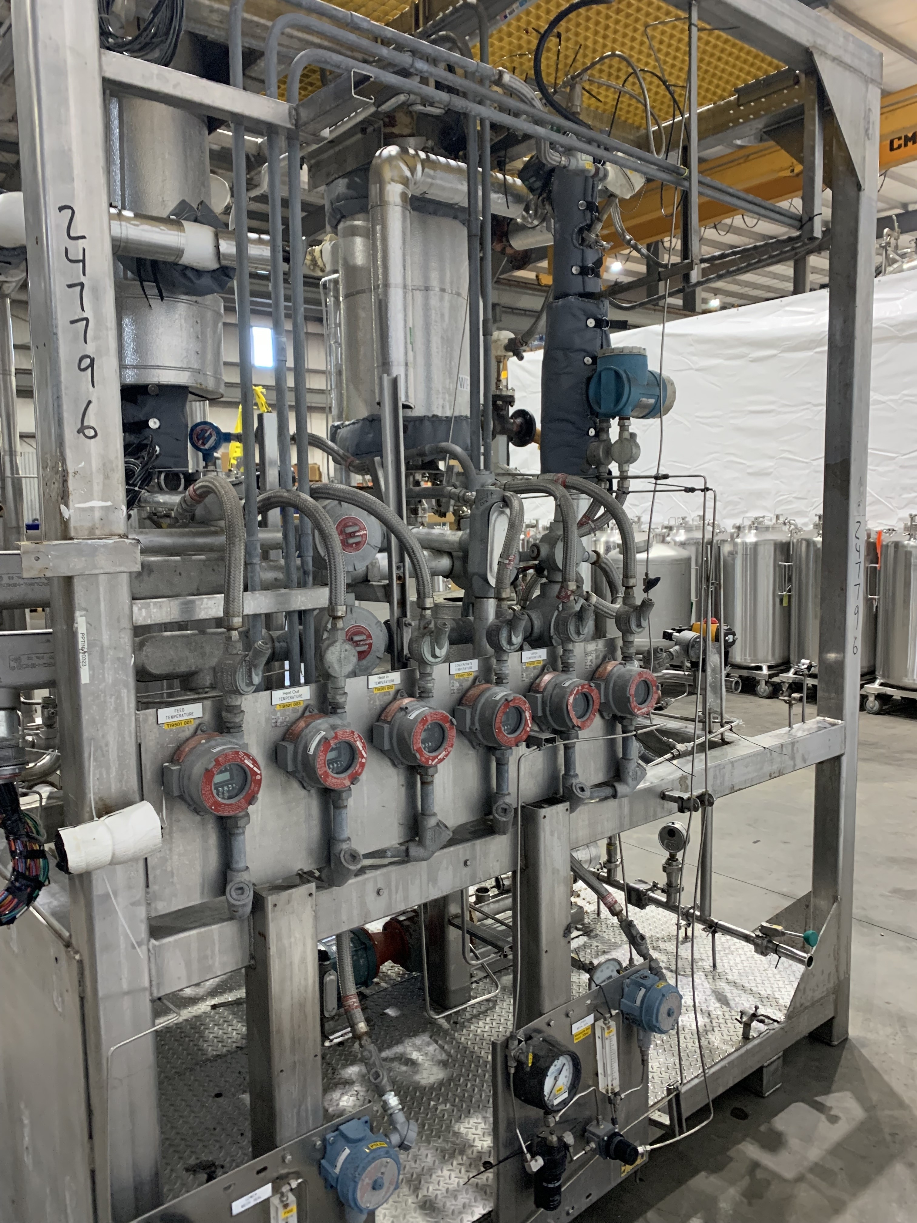 LCI (Luwa) Wiped/Thin Film Evaporator Pilot Skid 5.1 sq. ft. - IPP# 247796