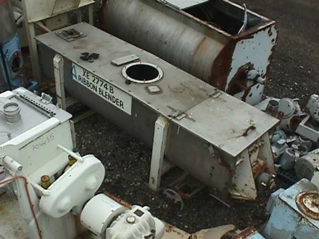   Mixer-Ribbon & Paddle 0.99 m3 (35 ft3) Stainless Steel 316 For Sale - IPP# 39335