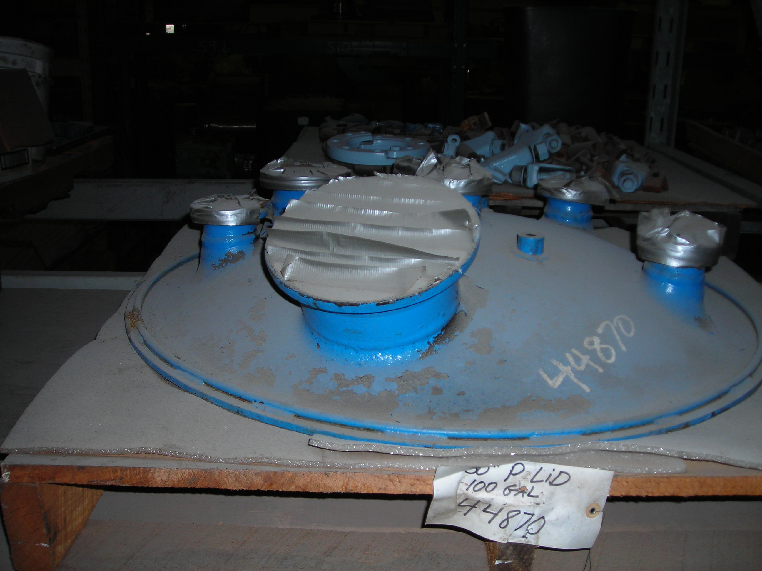 Glasslined P Series Tank Cover Glass Lined Parts - IPP# 44870