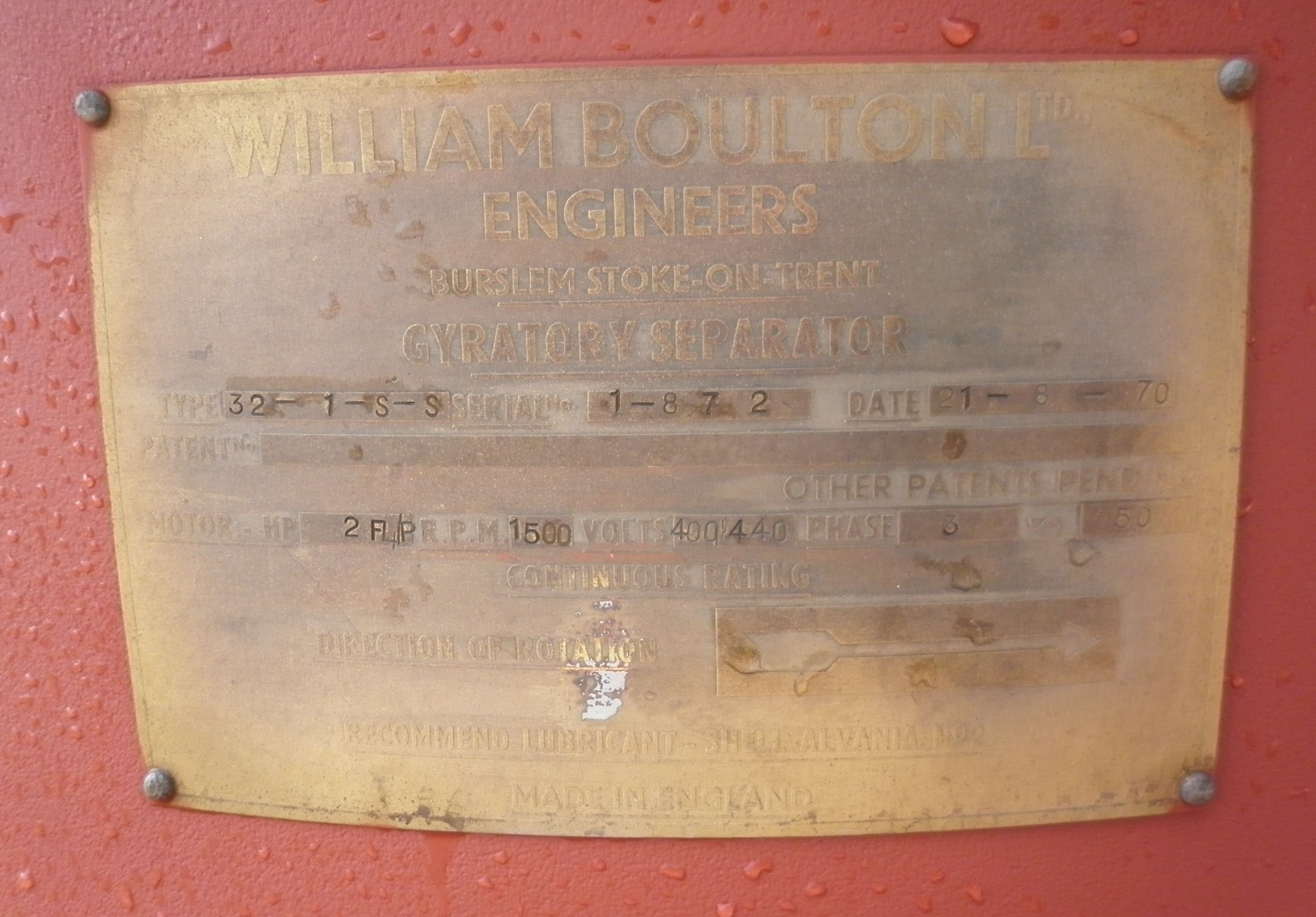  Separators Screener  Stainless Steel 321 For Sale - IPP# 704144