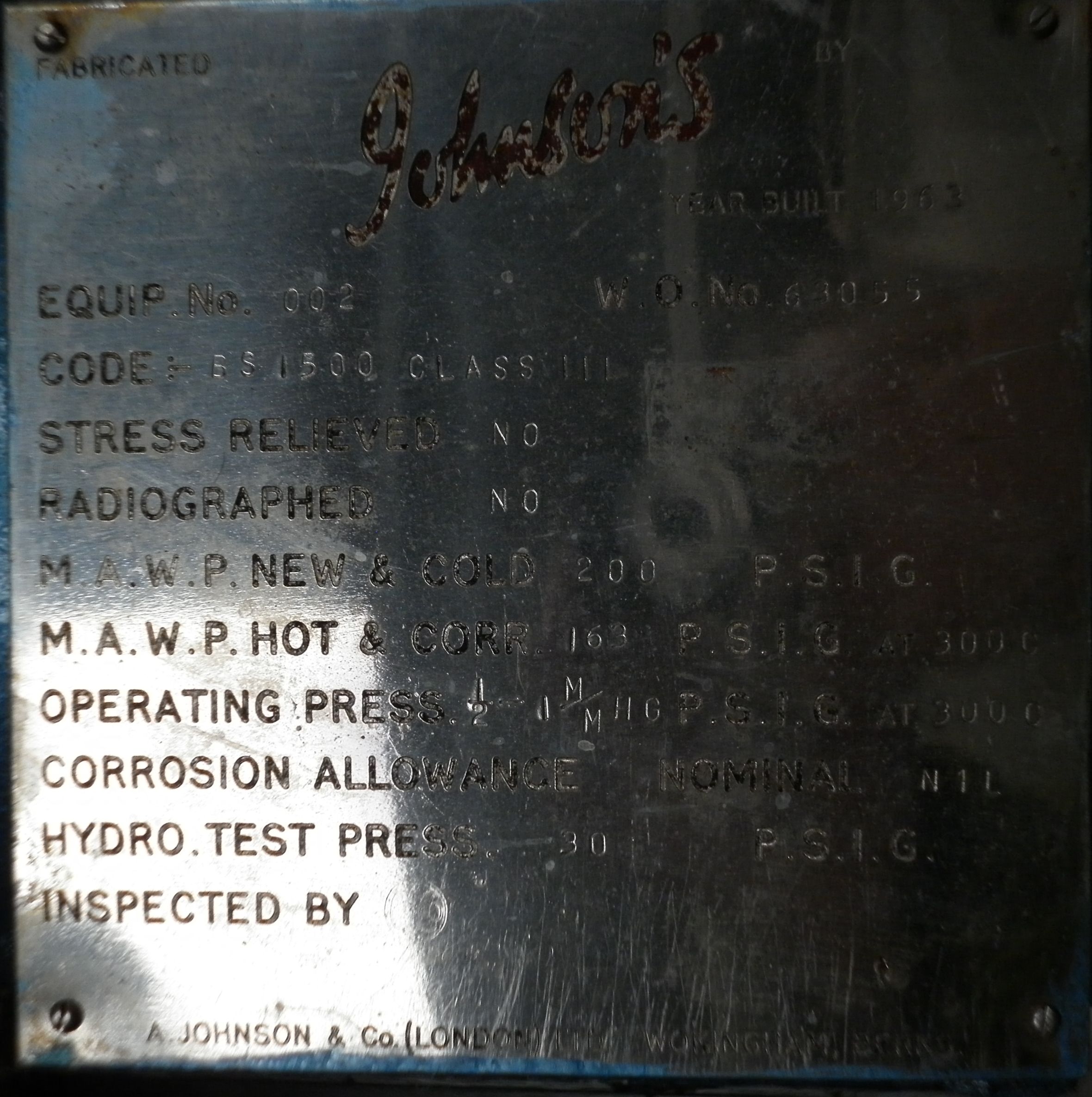  Wiped/Thin Film Evaporator  Stainless Steel 304 For Sale - IPP# 704959