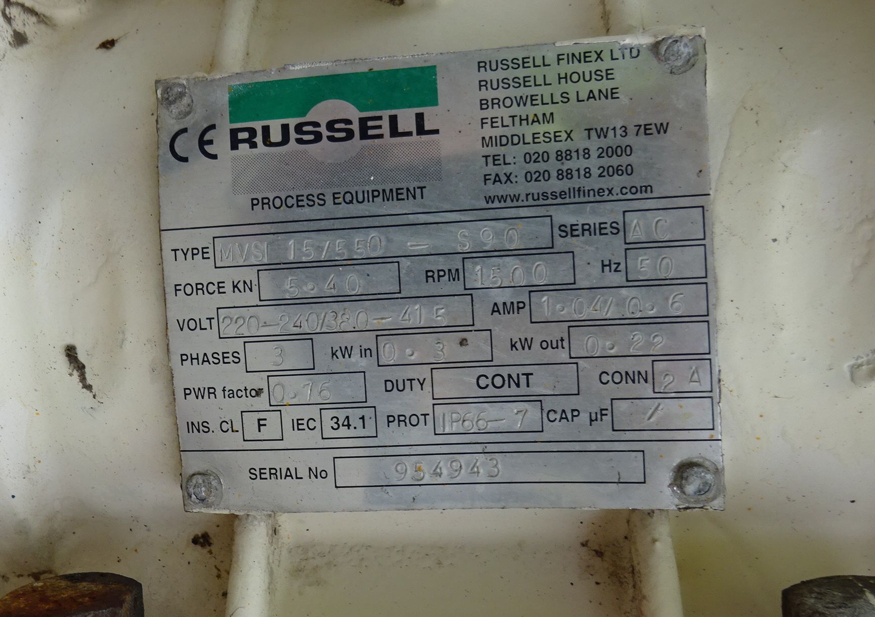  Separators Screener  Stainless Steel 304 For Sale - IPP# 706109