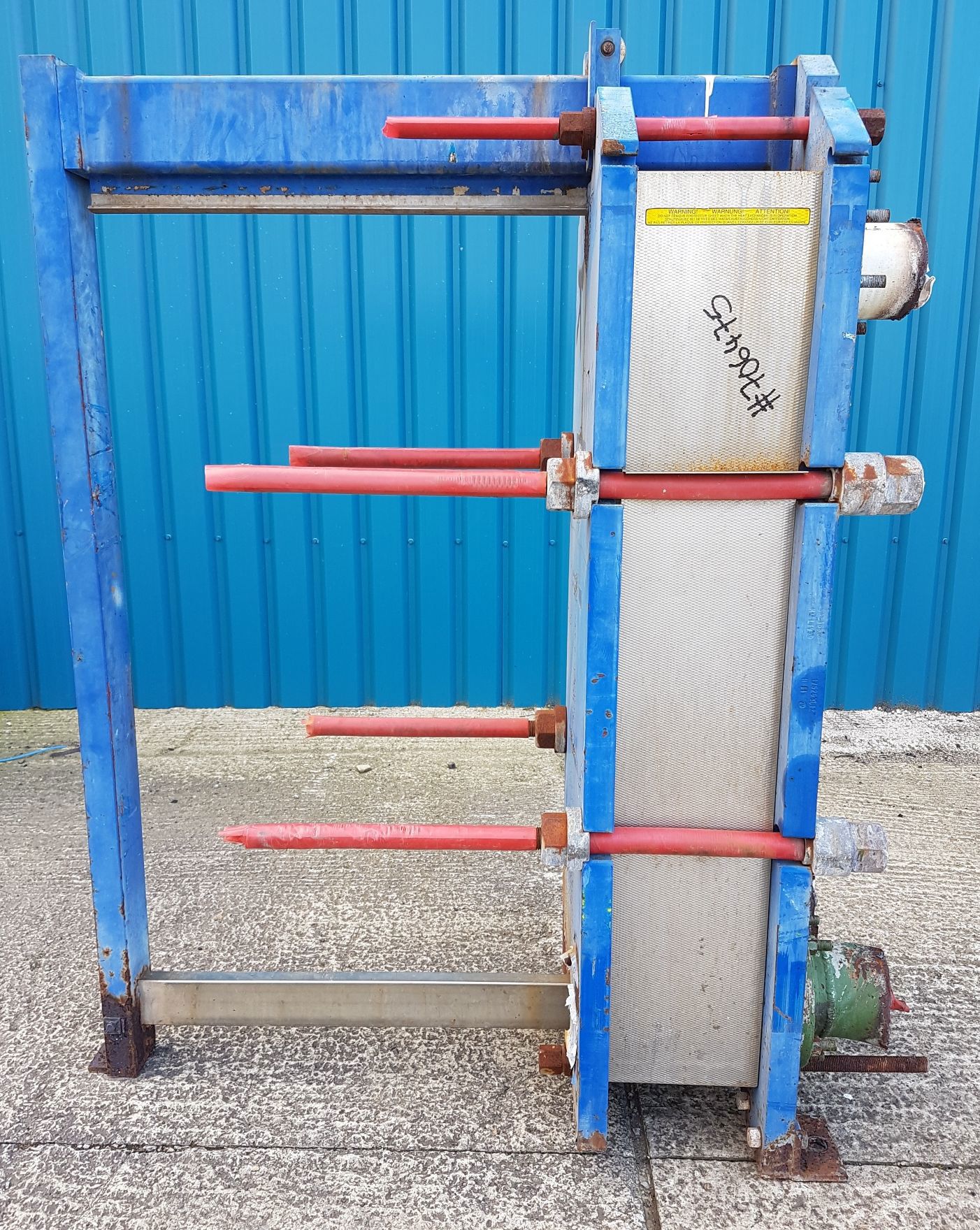 Titanium Alfa Laval M15-MFG8 Plate and Frame Heat Exchanger - IPP# 706475