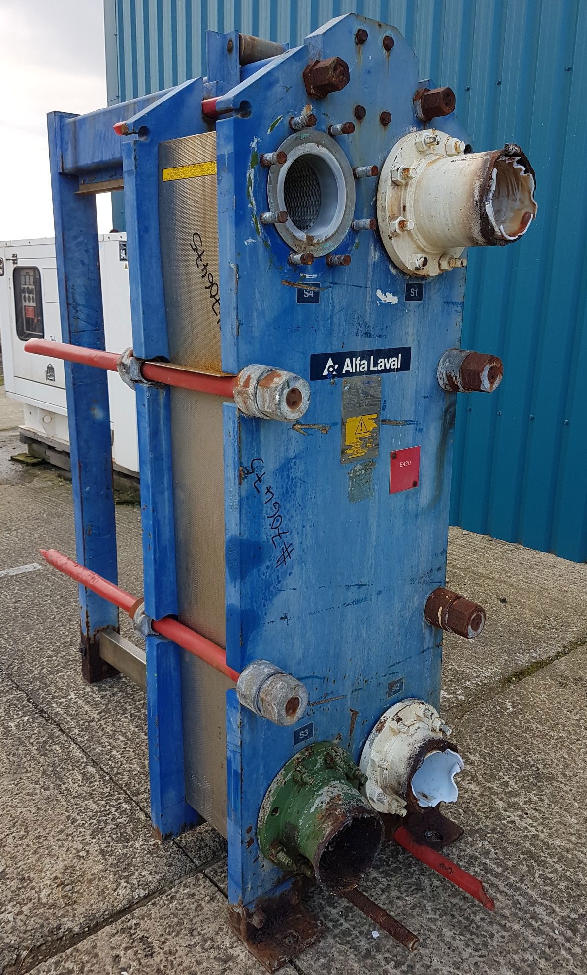 Titanium Alfa Laval M15-MFG8 Plate and Frame Heat Exchanger - IPP# 706475