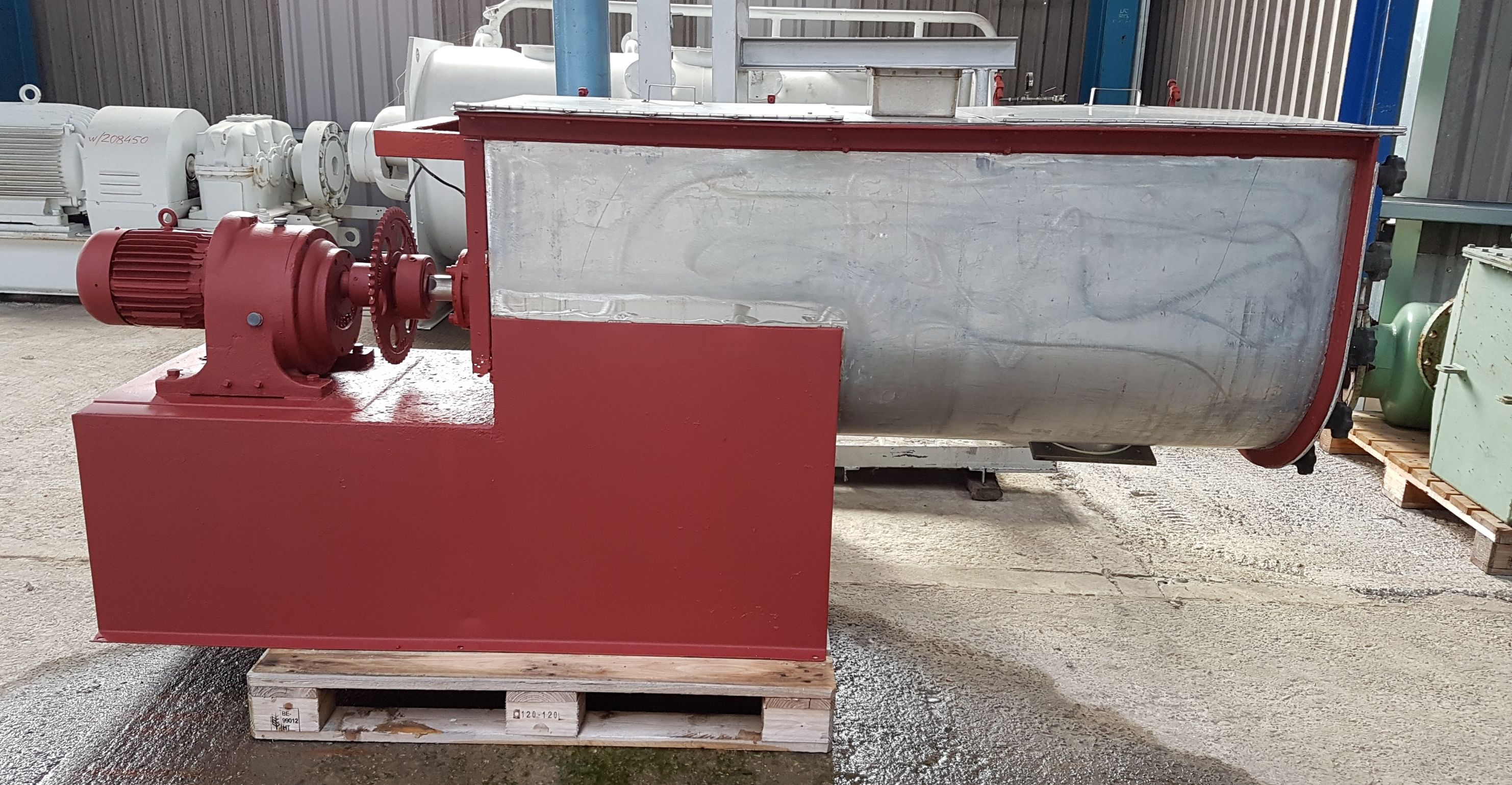   Mixer-Ribbon & Paddle 0.66 m3 (23.3 ft3) Stainless Steel 321 For Sale - IPP# 706481