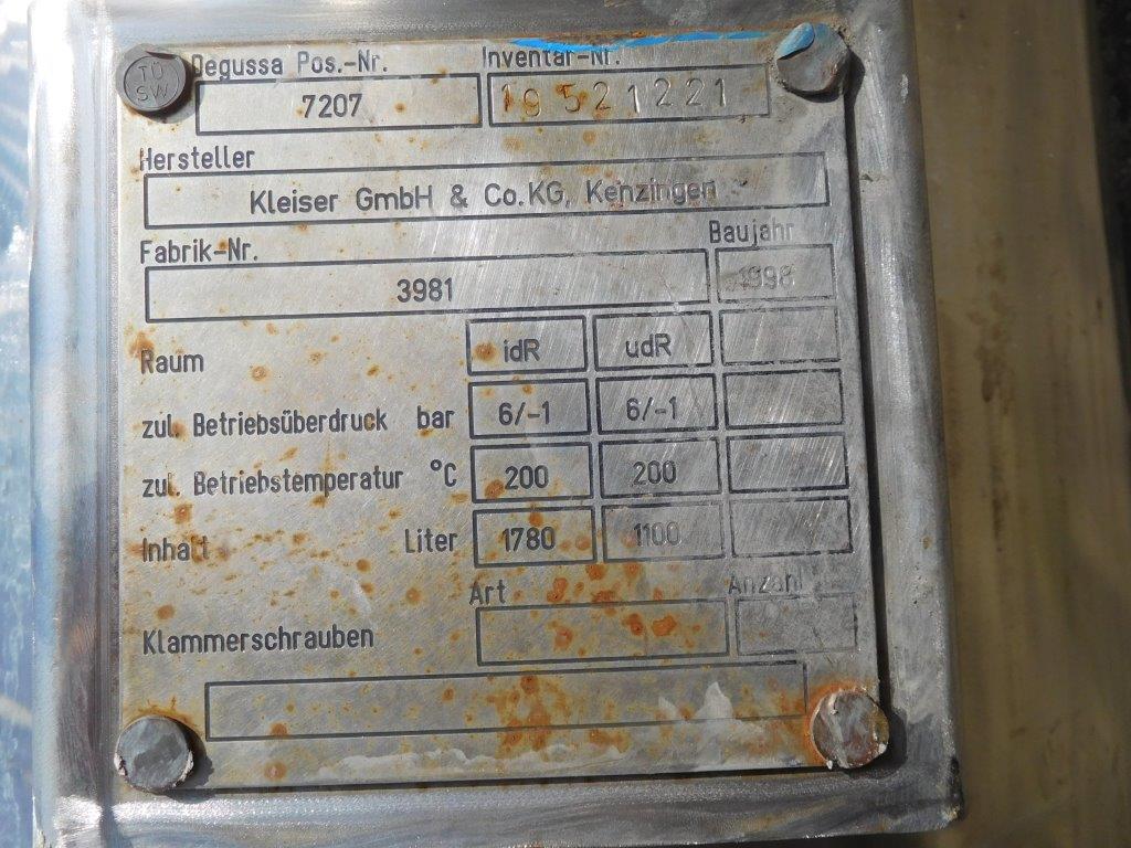  Rising/Falling Film Evaporator 6,700 kg/h (14,771 lb/h) Stainless Steel Austenitic For Sale - IPP# 706887