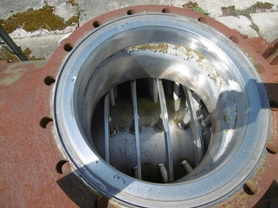  Wiped/Thin Film Evaporator 267.6 kg/h (590 lb/h) Stainless Steel 316 For Sale - IPP# 70260