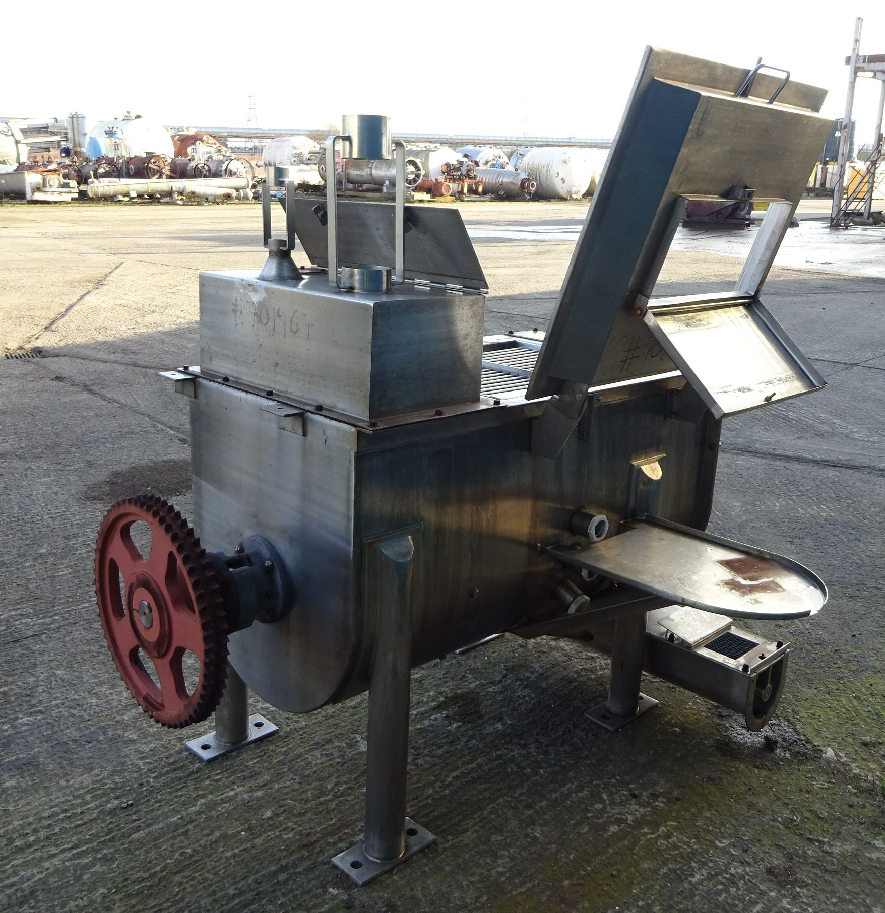  Mixer-Ribbon & Paddle 0.5 m3 (17.7 ft3) Stainless Steel 316 For Sale - IPP# 701967
