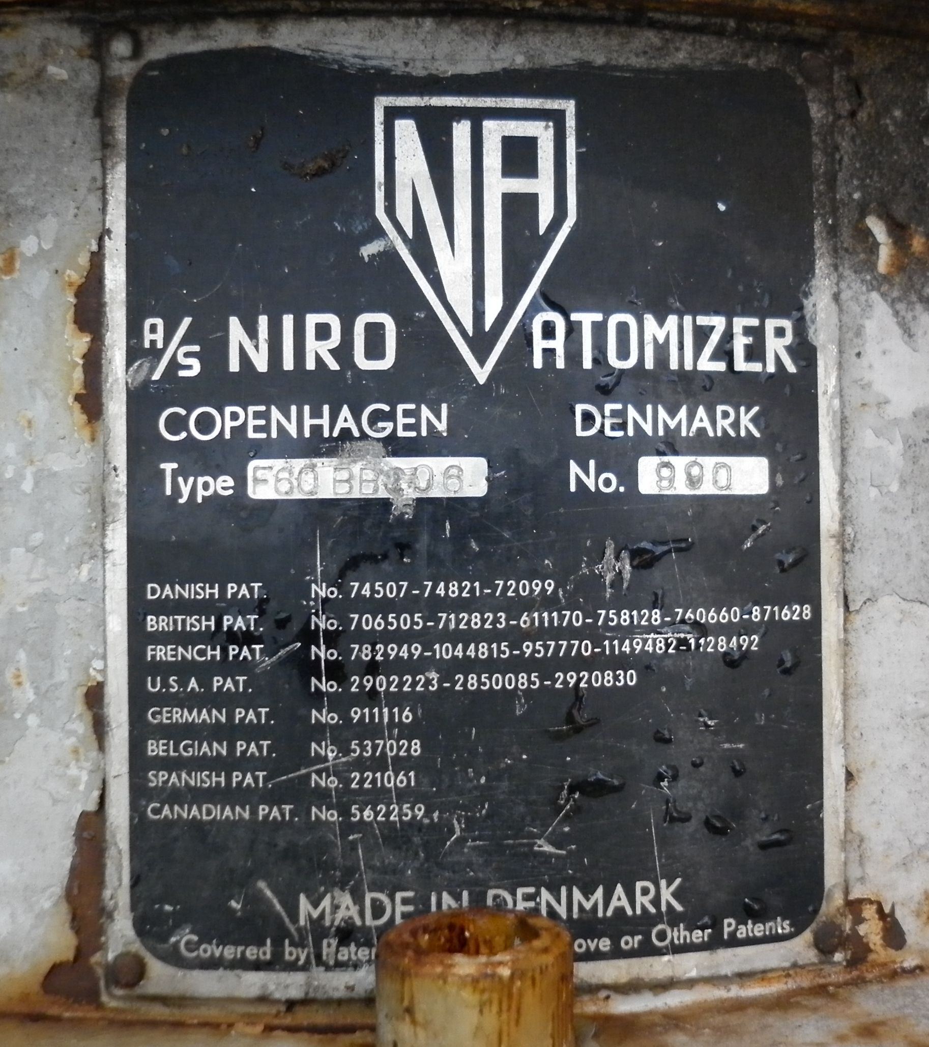   Dryer-Spray  Stainless Steel 316 For Sale - IPP# 701971