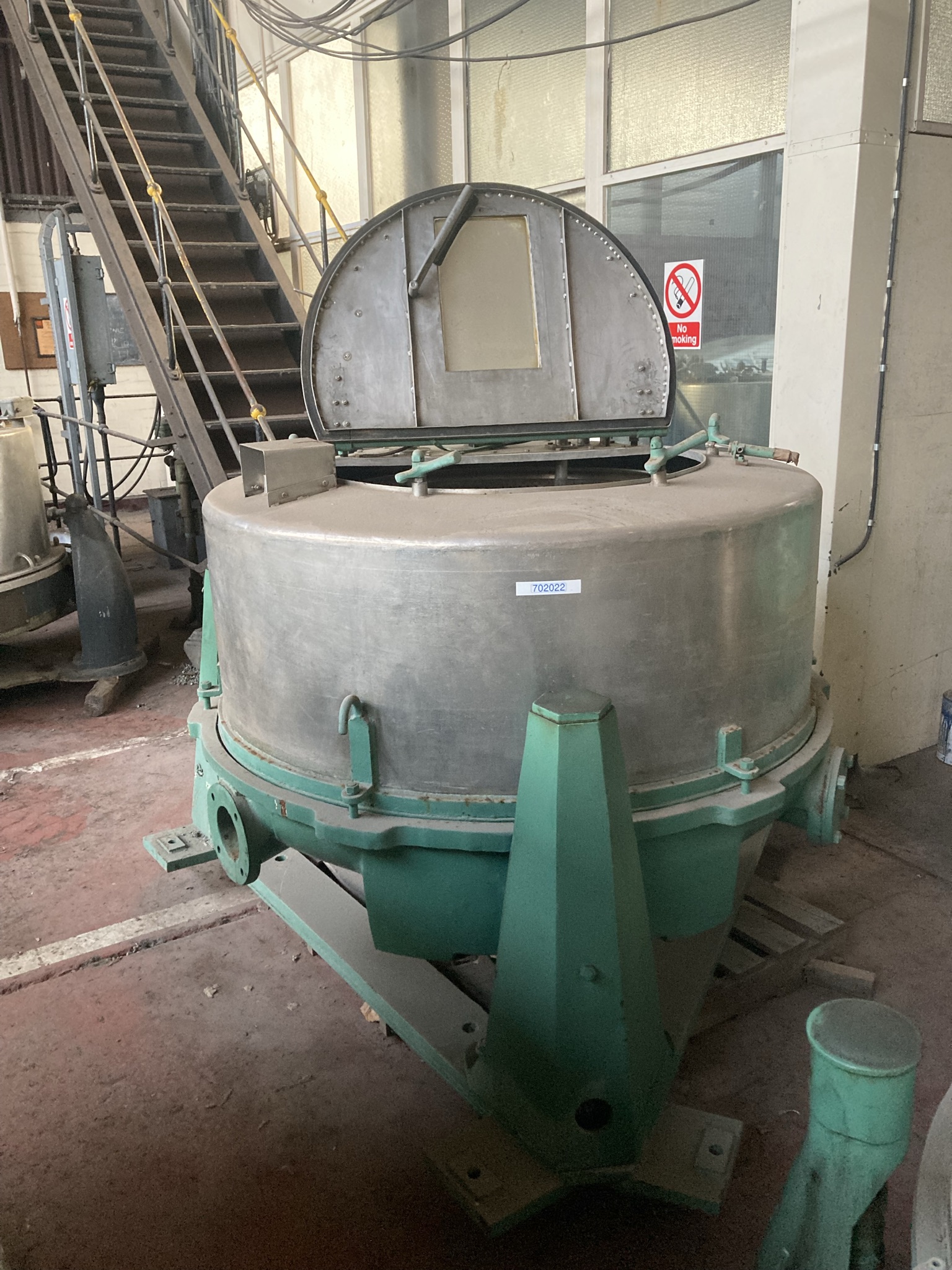  Manual Discharge-Top Centrifuge-Basket 1,200 mm (47.2 in) Stainless Steel 316 For Sale - IPP# 702022