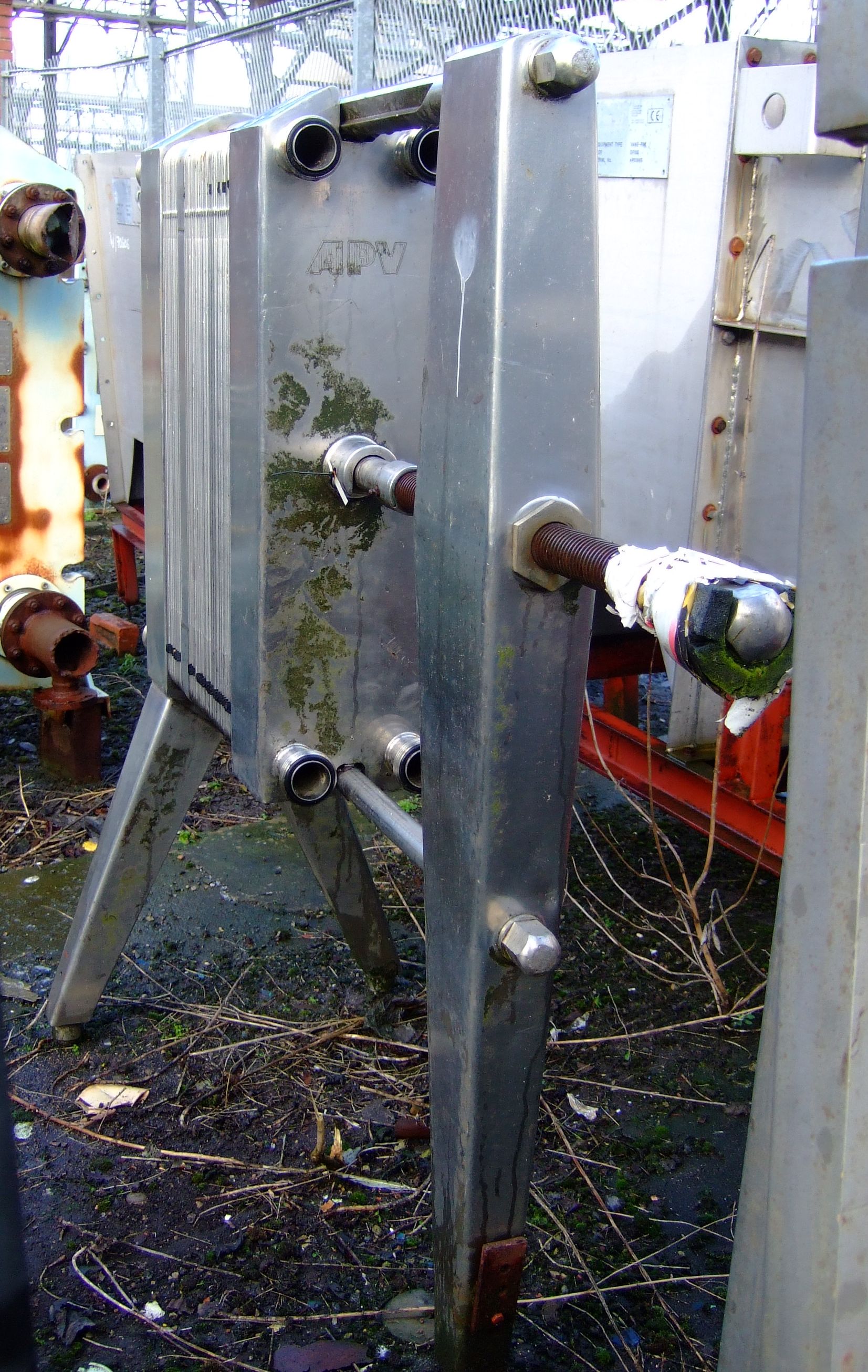  Plate and Frame Heat Exchanger 10.8 m² (116.3 ft²) Stainless Steel 304 For Sale - IPP# 703607