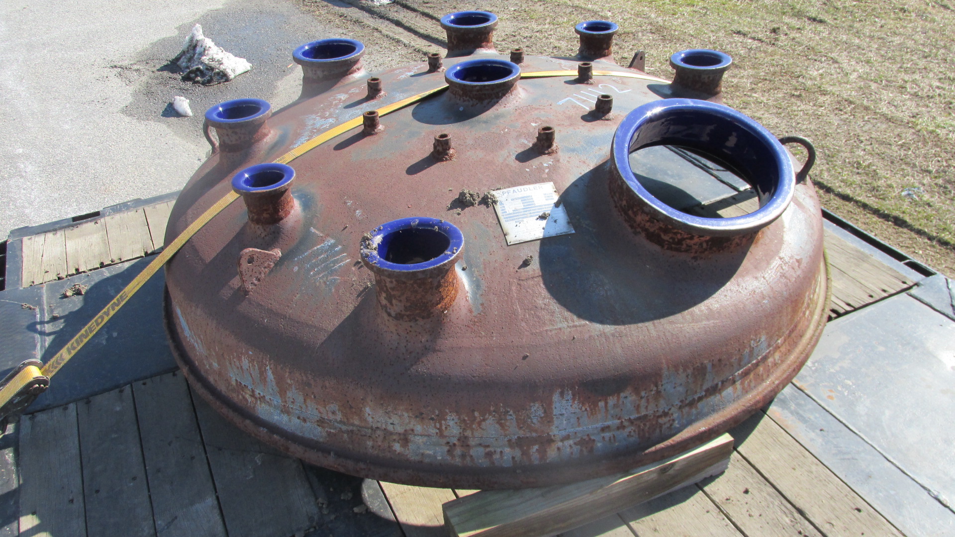  Tank Cover Glass Lined Parts 3,785 L (1,000 gallons) Glasslined For Sale - IPP# 71112